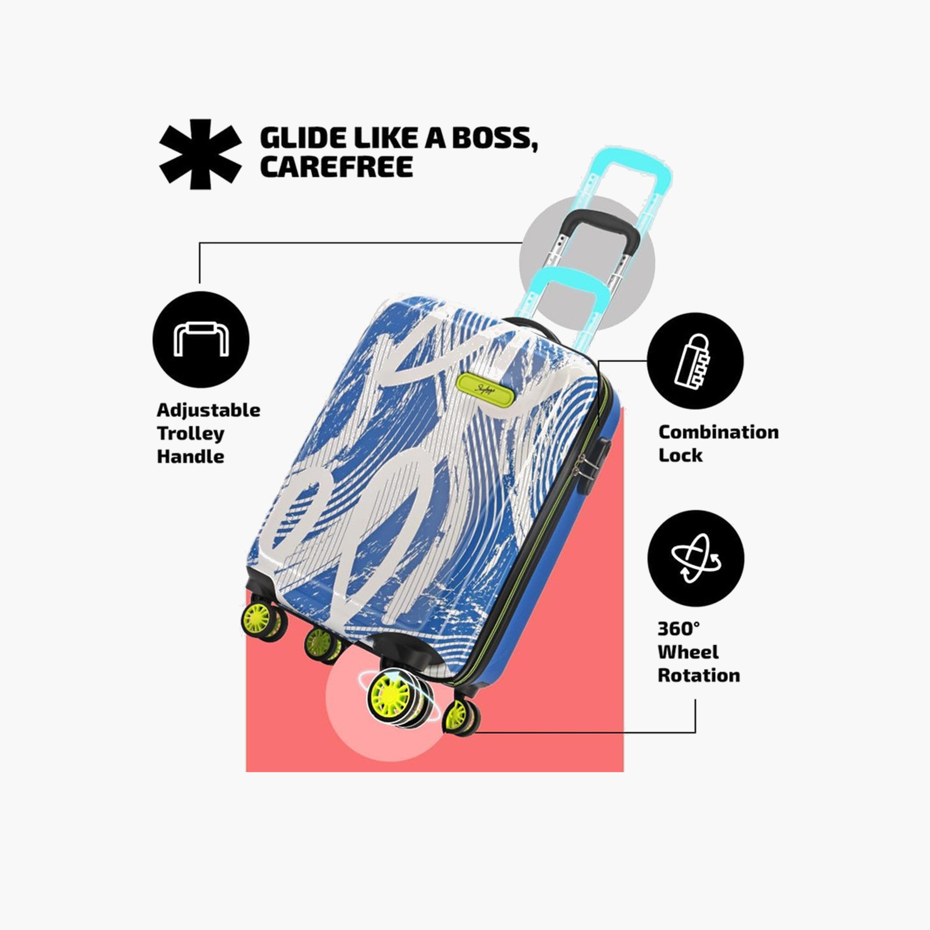 Skybags STROKE NEO Set of 2 Polypropylene Hard-Sided 4-Wheeler Spinner Trolley Bags with Combination Lock-travel-luggagesandbags-luggage-image-6