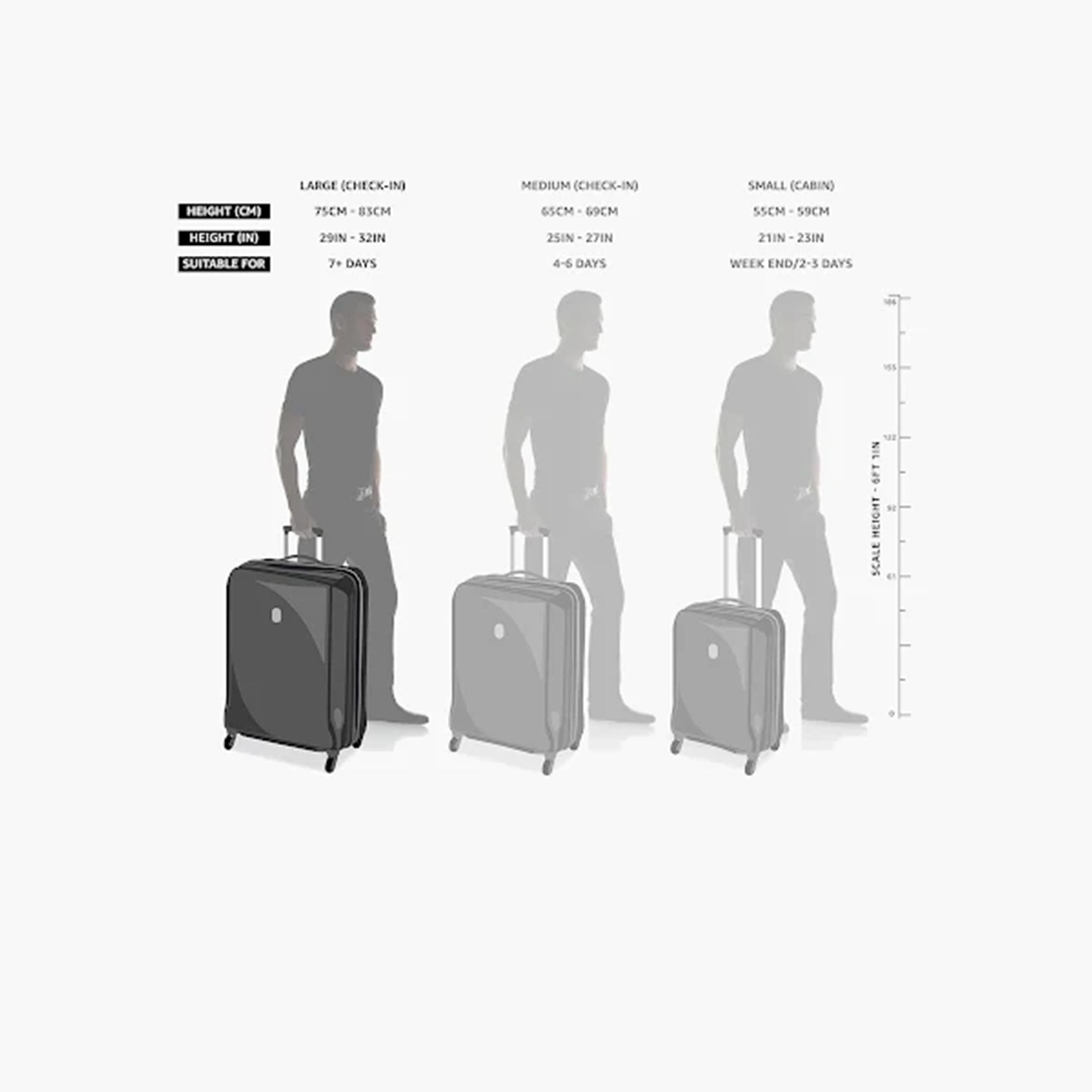 Skybags STROKE NEO 75 CM Large Check-In Polypropylene Hard-Sided 4-Wheeler Spinner Trolley Bag with Combination Lock-travel-luggagesandbags-luggage-image-4