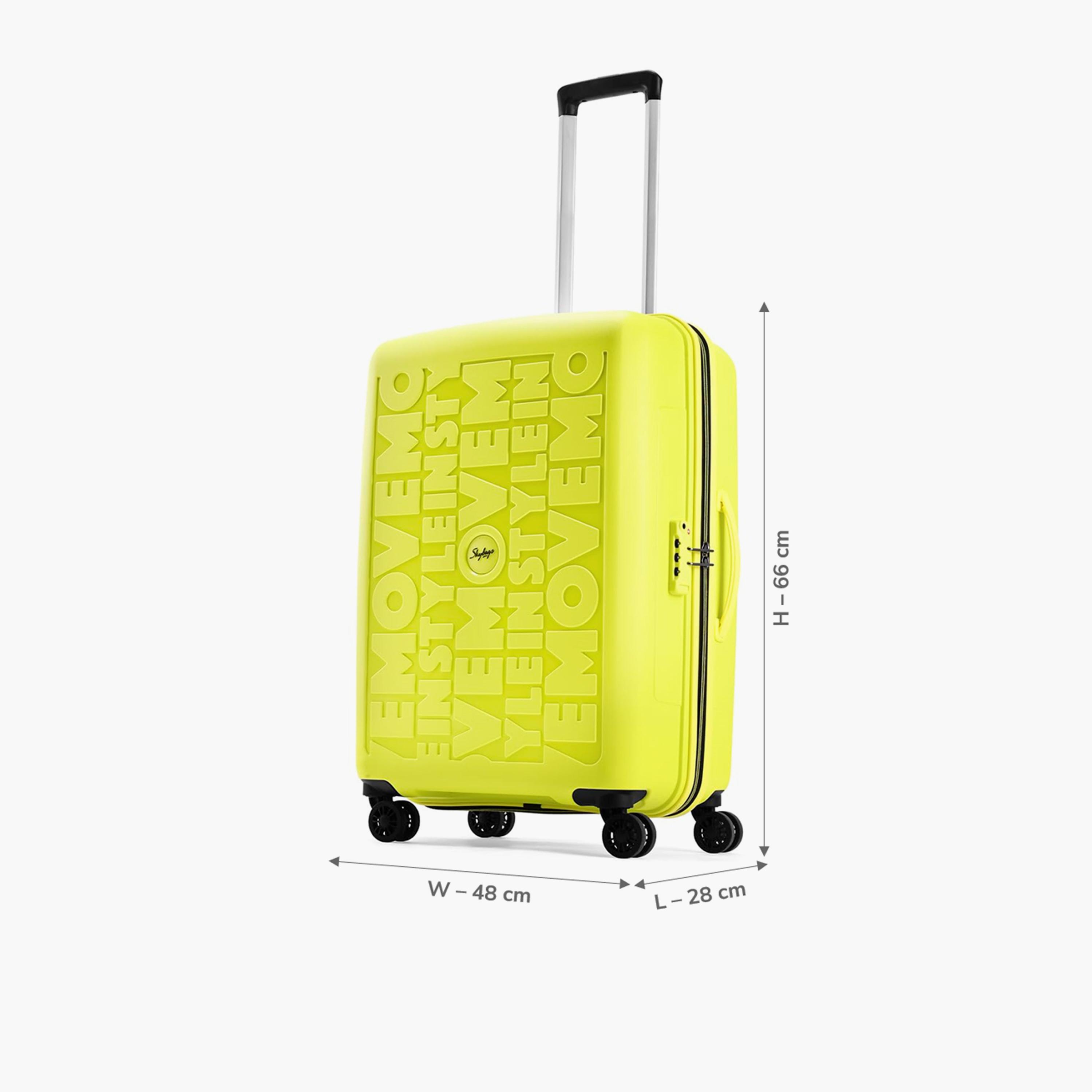 Skybags Play 66 CM Medium Check-In Polypropylene Hard-Sided 4-Wheeler Spinner Trolley Bag with TSA Lock-travel-luggagesandbags-luggage-image-2