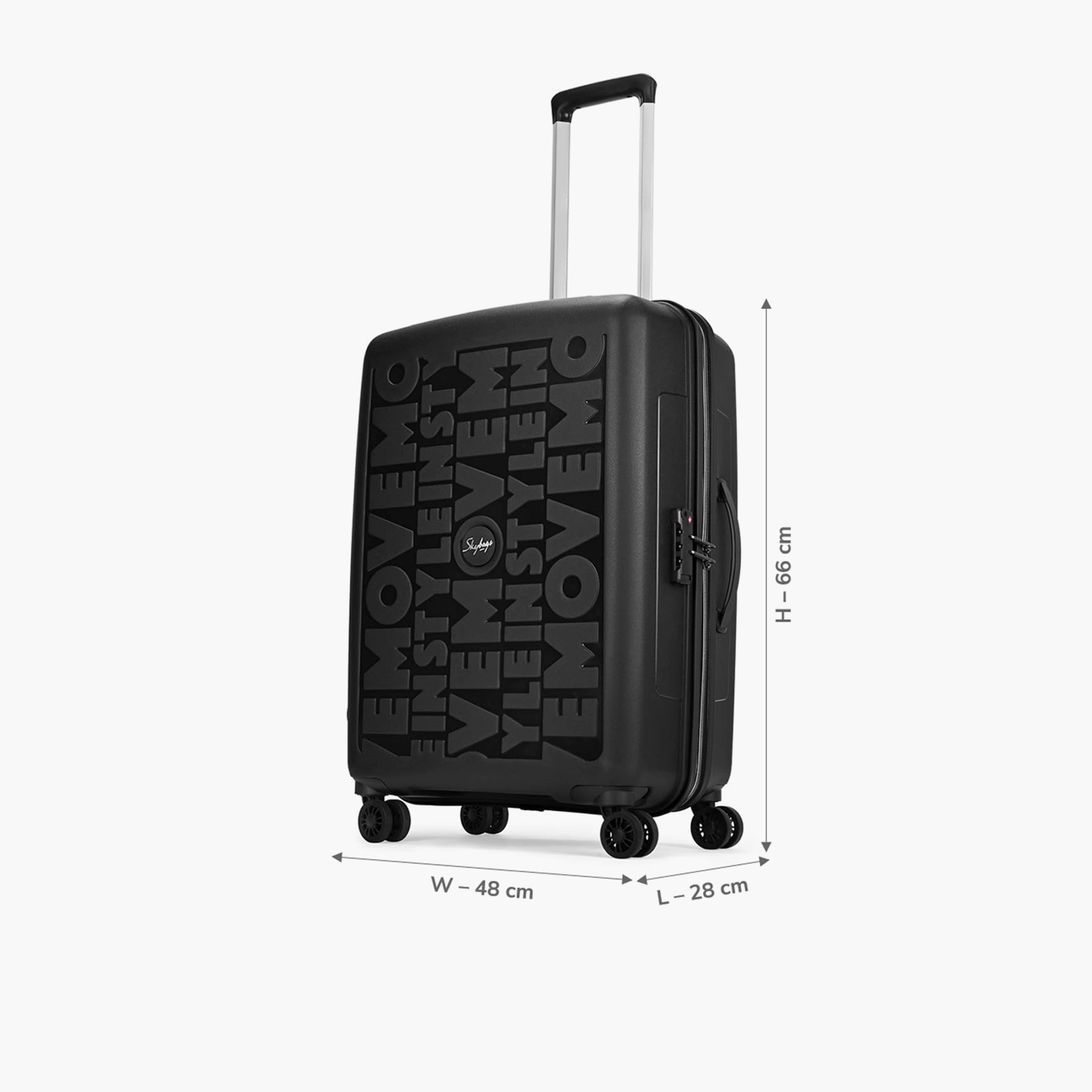 Skybags Play 66 CM Medium Check-In Polypropylene Hard-Sided 4-Wheeler Spinner Trolley Bag with TSA Lock-travel-luggagesandbags-luggage-image-2