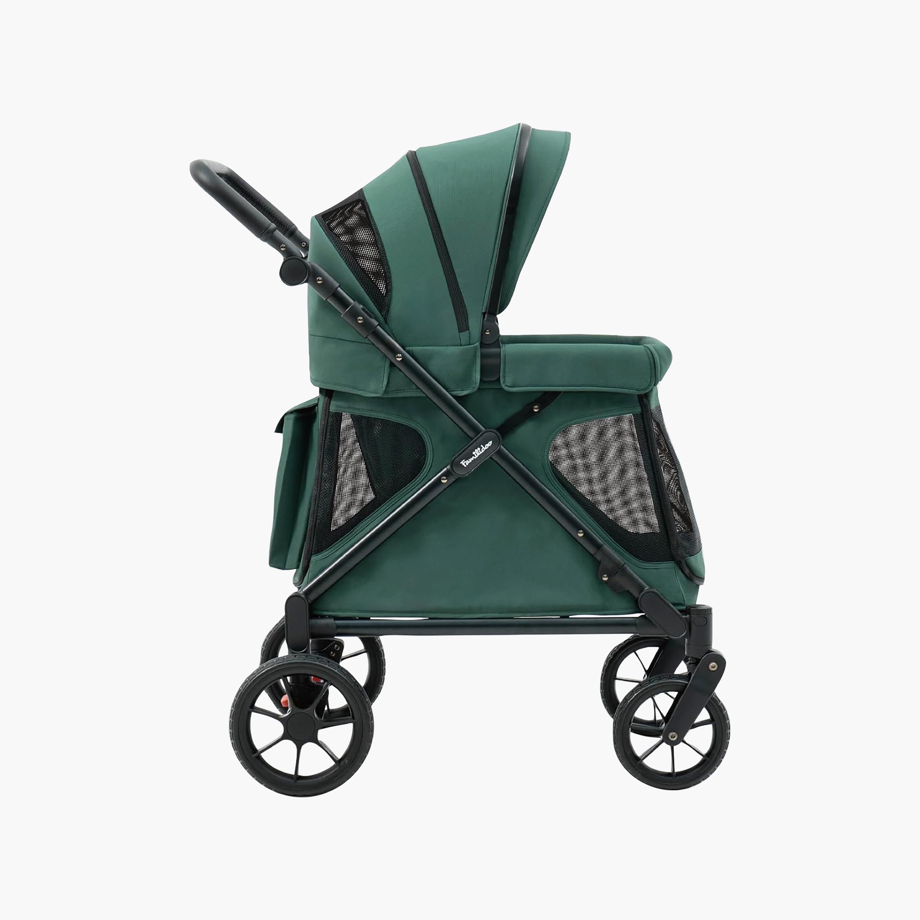 Familidoo Q1 Foldable Multi-Use Wagon Stroller with Magnetic Safety Harness-baby-gear-strollersandprams-strollers-image-2