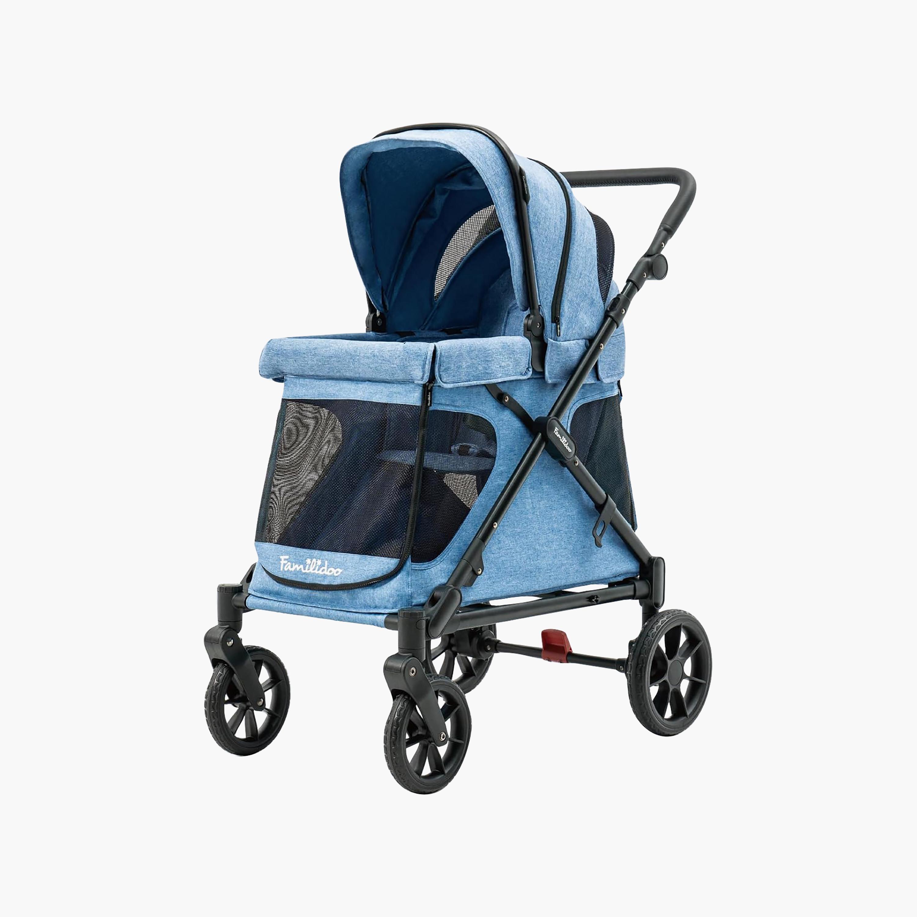 Familidoo Q1 Foldable Multi-Use Wagon Stroller with Magnetic Safety Harness-baby-gear-strollersandprams-strollers-image-1