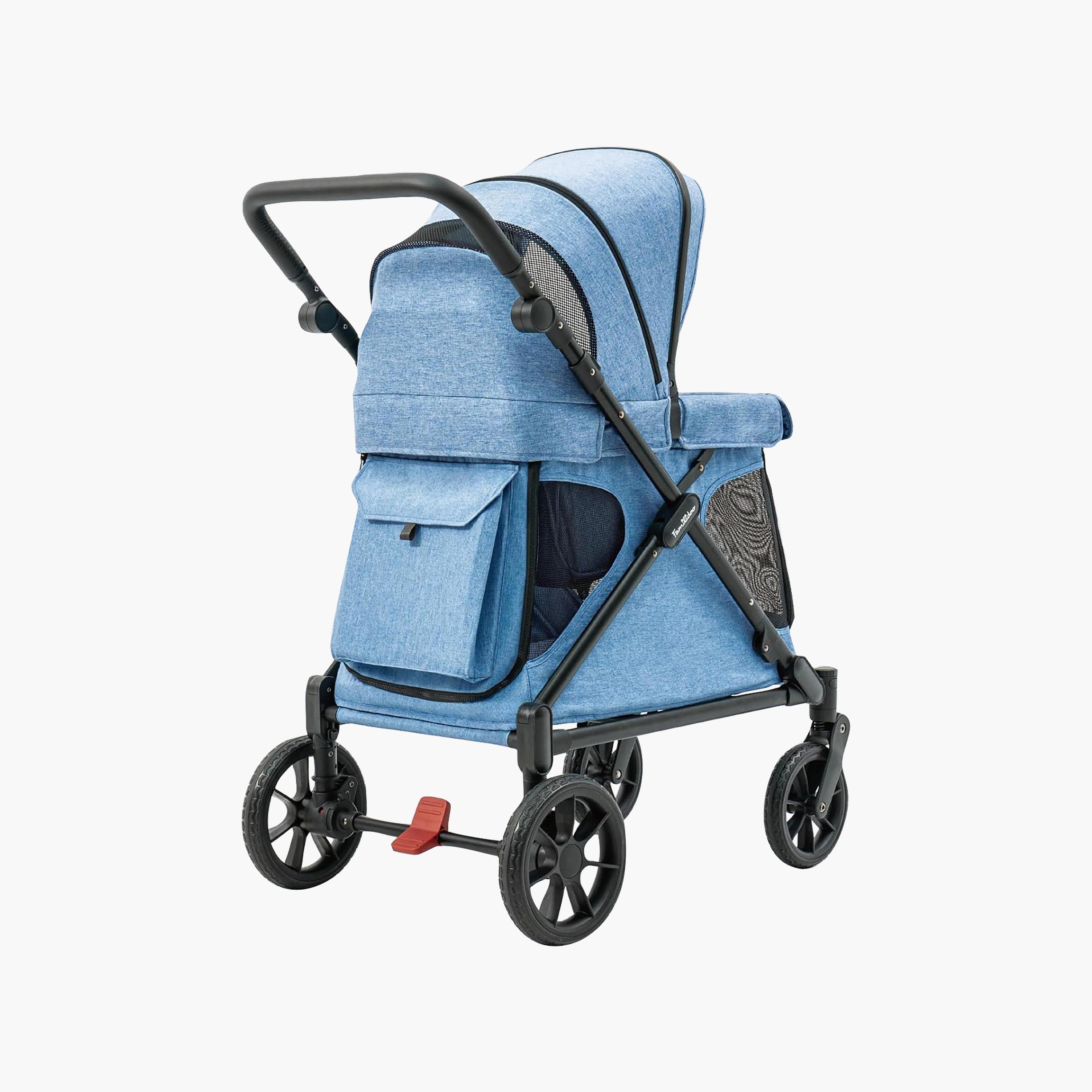 Familidoo Q1 Foldable Multi-Use Wagon Stroller with Magnetic Safety Harness-baby-gear-strollersandprams-strollers-image-3