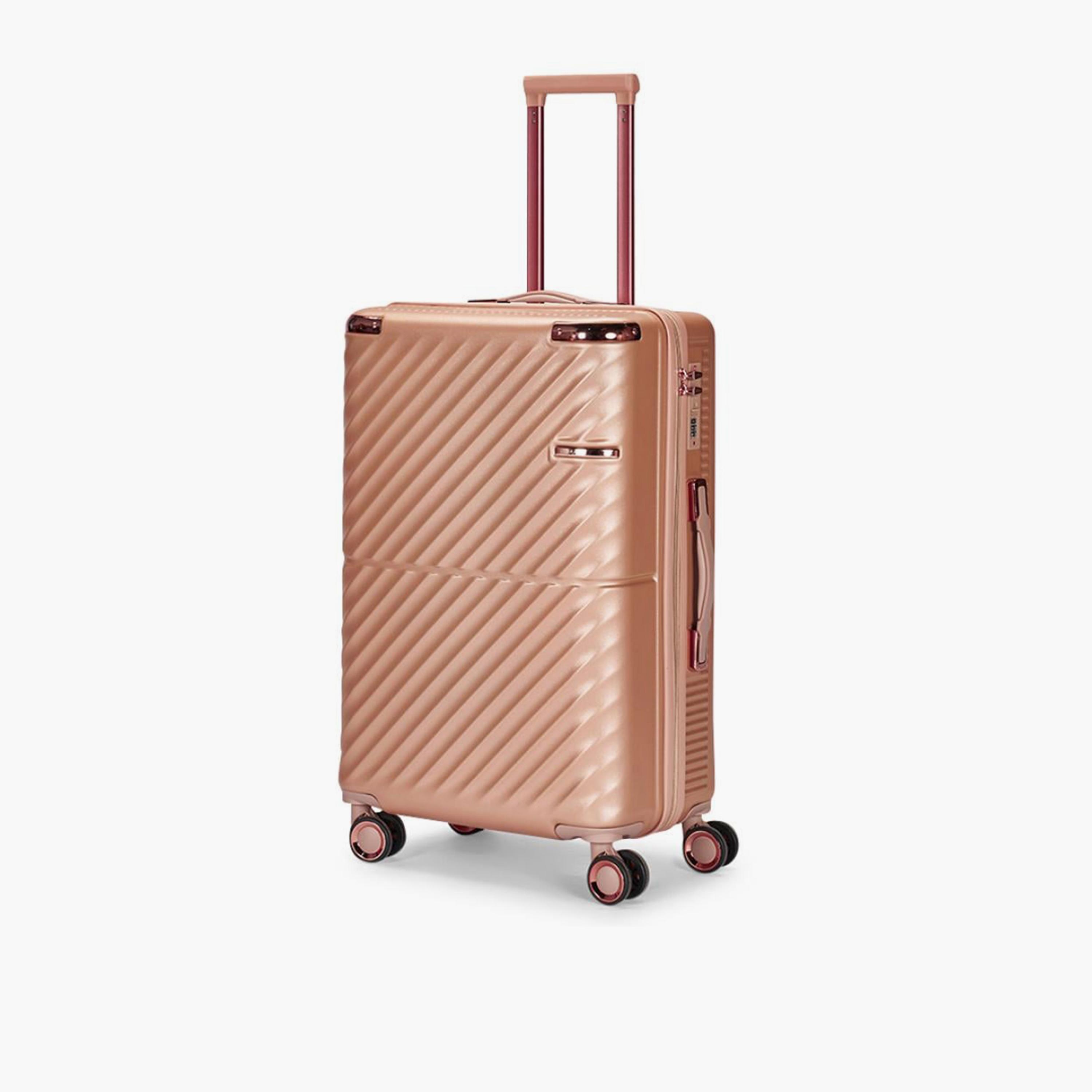 Limra Set of 6 ABS Hard-Sided 4-Wheeler Spinner Trolley Bags with Combination Lock-travel-luggagesandbags-luggage-image-8