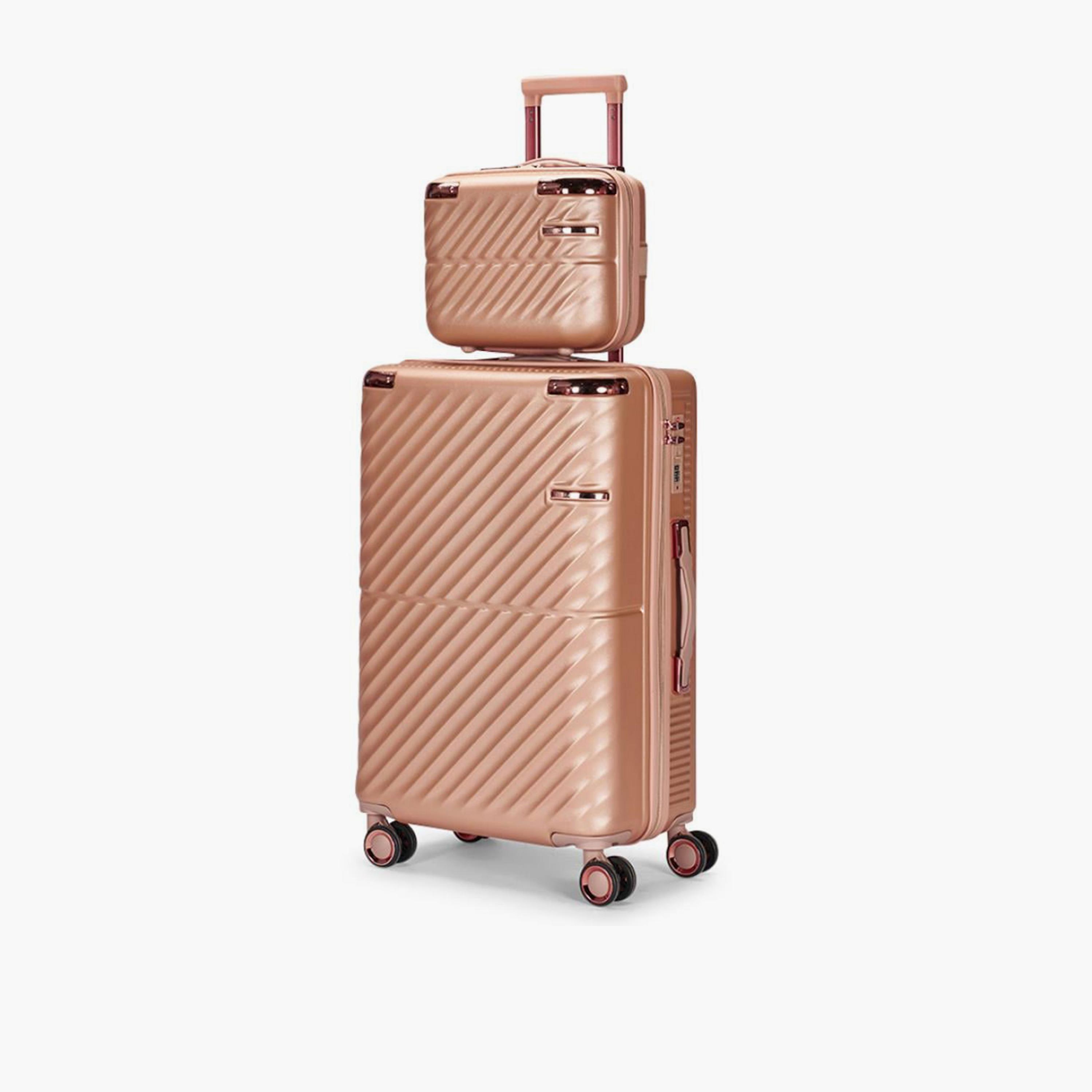 Limra Set of 6 ABS Hard-Sided 4-Wheeler Spinner Trolley Bags with Combination Lock-travel-luggagesandbags-luggage-image-9