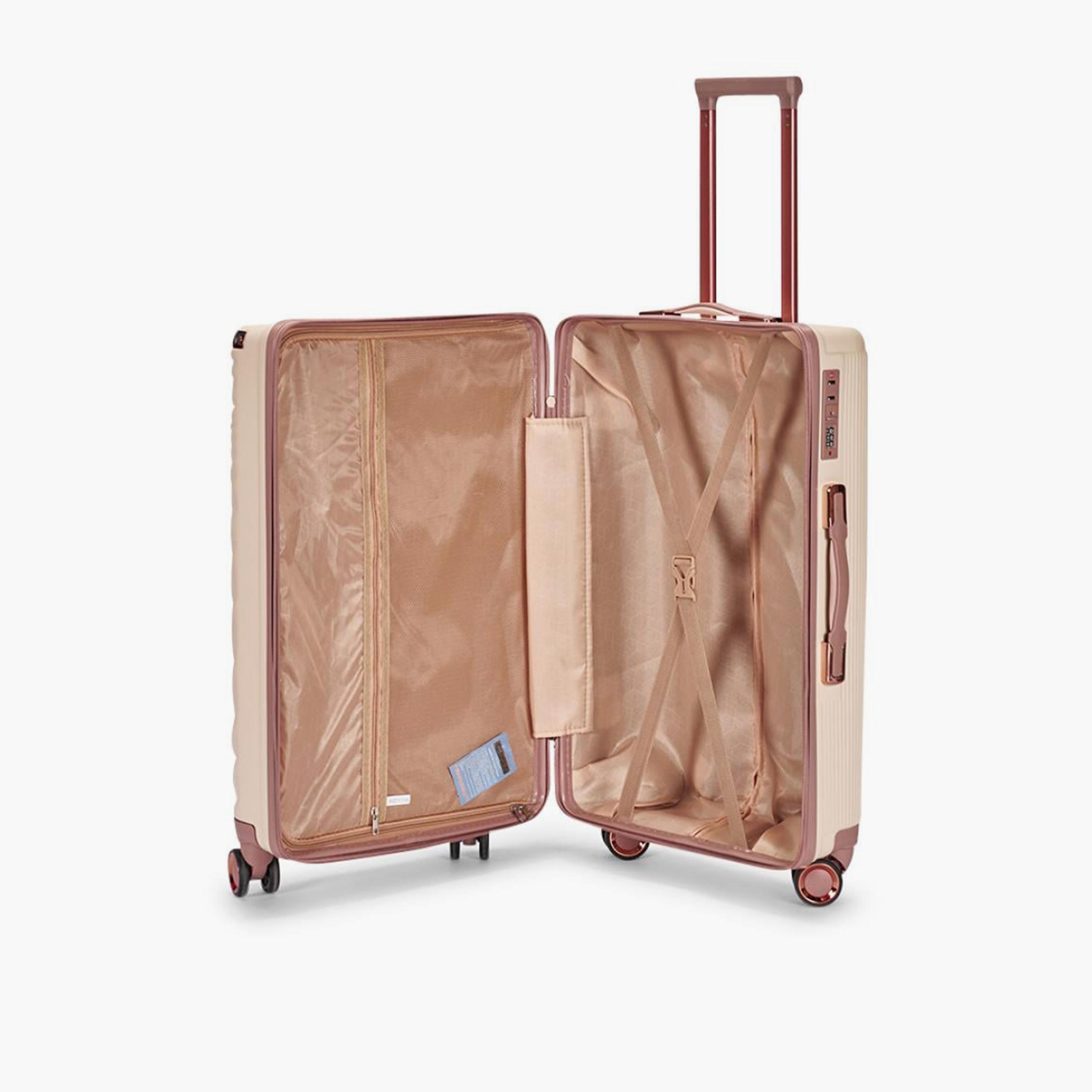 Limra Set of 6 ABS Hard-Sided 4-Wheeler Spinner Trolley Bags with Combination Lock-travel-luggagesandbags-luggage-image-3