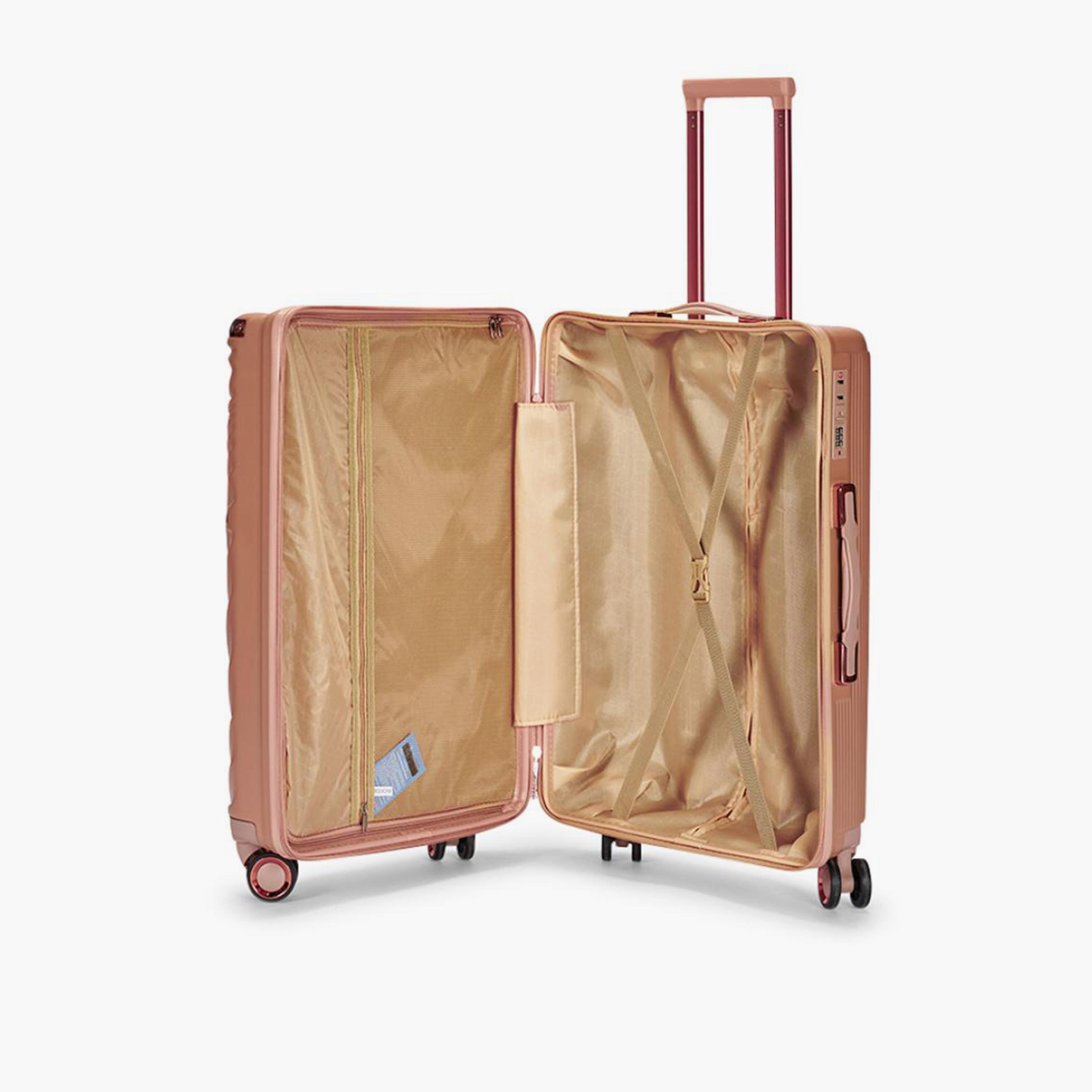 Limra Set of 6 ABS Hard-Sided 4-Wheeler Spinner Trolley Bags with Combination Lock-travel-luggagesandbags-luggage-image-3