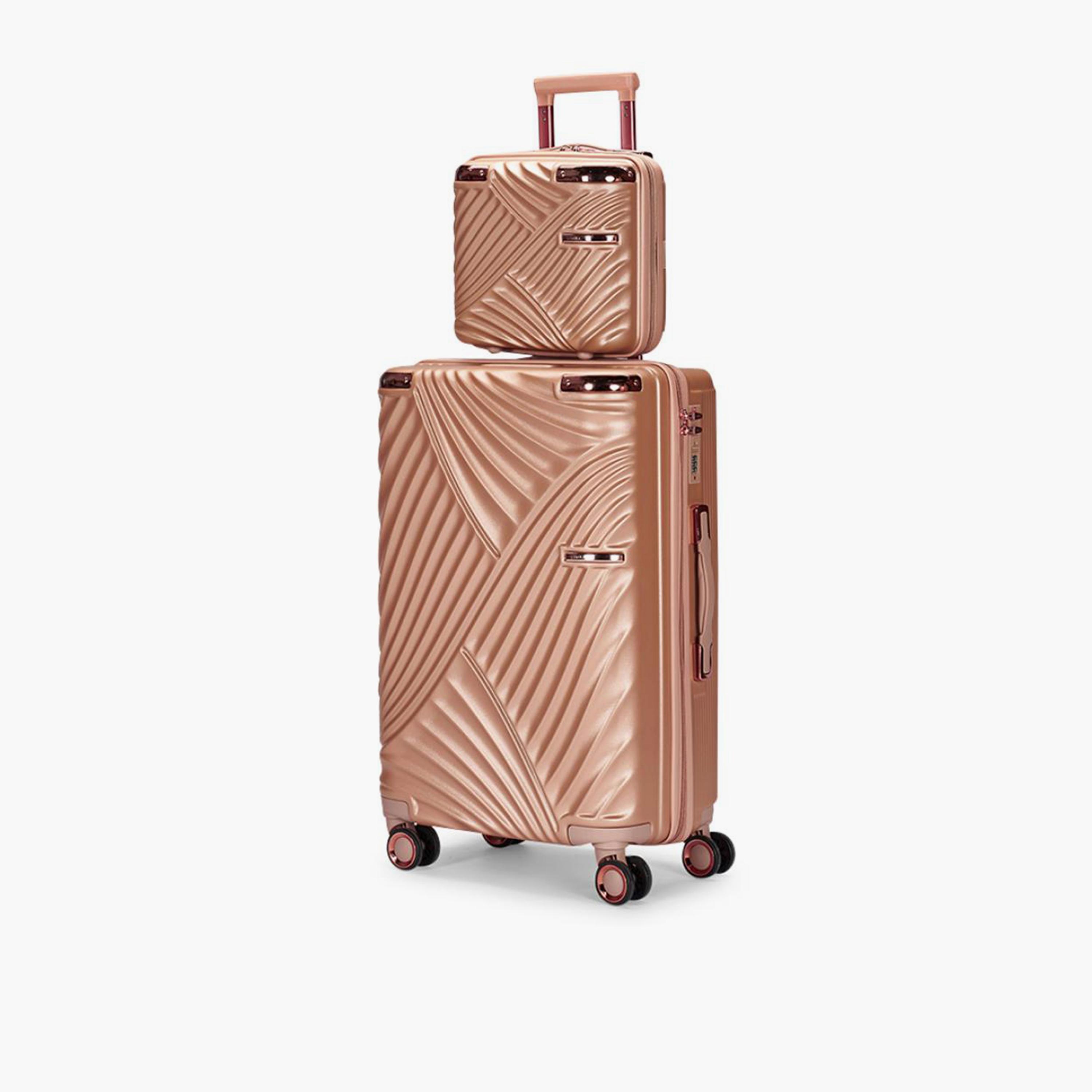 Limra Set of 6 ABS Hard-Sided 4-Wheeler Spinner Trolley Bags with Combination Lock-travel-luggagesandbags-luggage-image-8