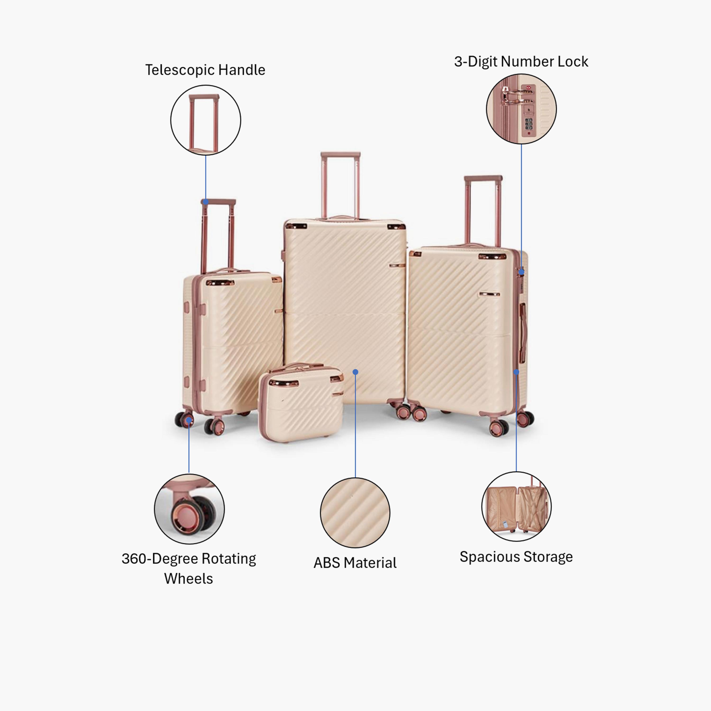 ????? - ??? ??? ??? 4 ??? ????? ABS ???? ????? ????? ????? ???? ???? ???-travel-luggagesandbags-luggage-image-2
