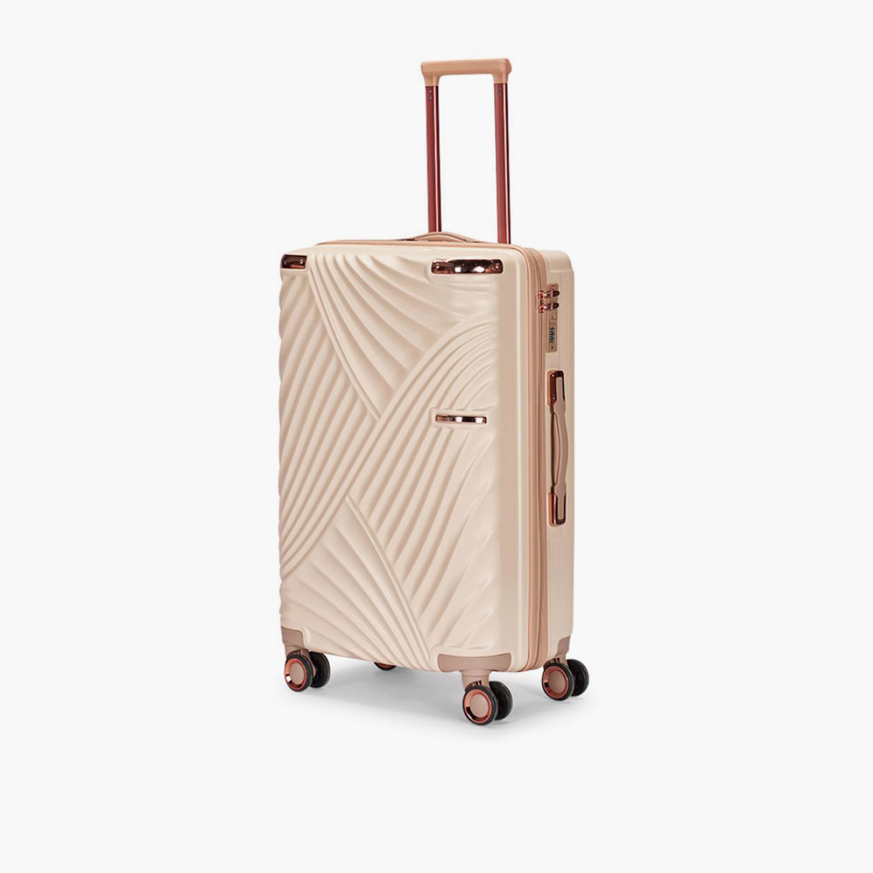 Limra 55 CM Small Cabin ABS Hard-Sided 4-Wheeler Spinner Trolley Bag with Combination Lock-travel-luggagesandbags-luggage-image-1