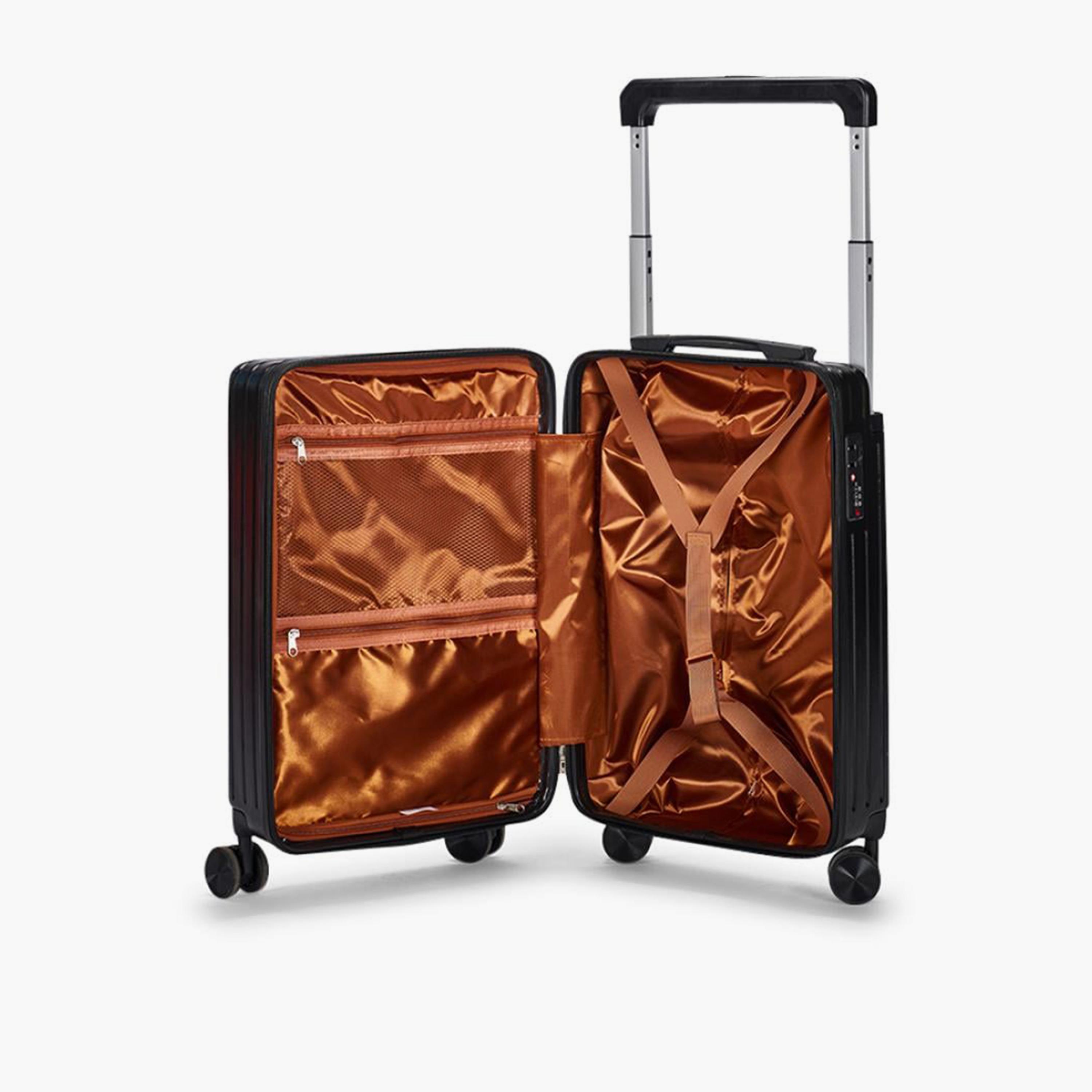 Limra Set of 3 Polycarbonate Hard-Sided 4-Wheeler Spinner Trolley Bags with Combination Lock-travel-luggagesandbags-luggage-image-3