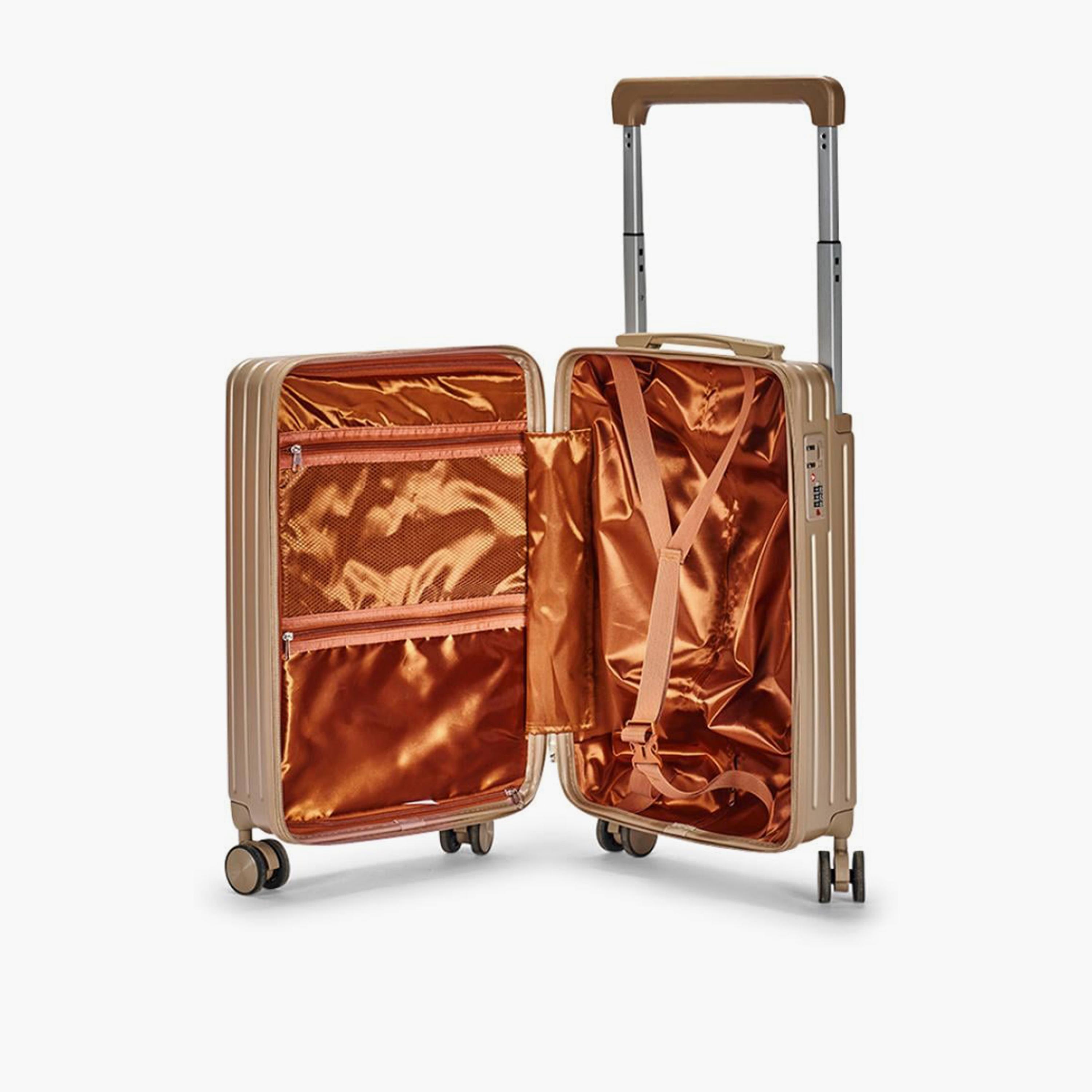 Limra Set of 3 Polycarbonate Hard-Sided 4-Wheeler Spinner Trolley Bags with Combination Lock-travel-luggagesandbags-luggage-image-3