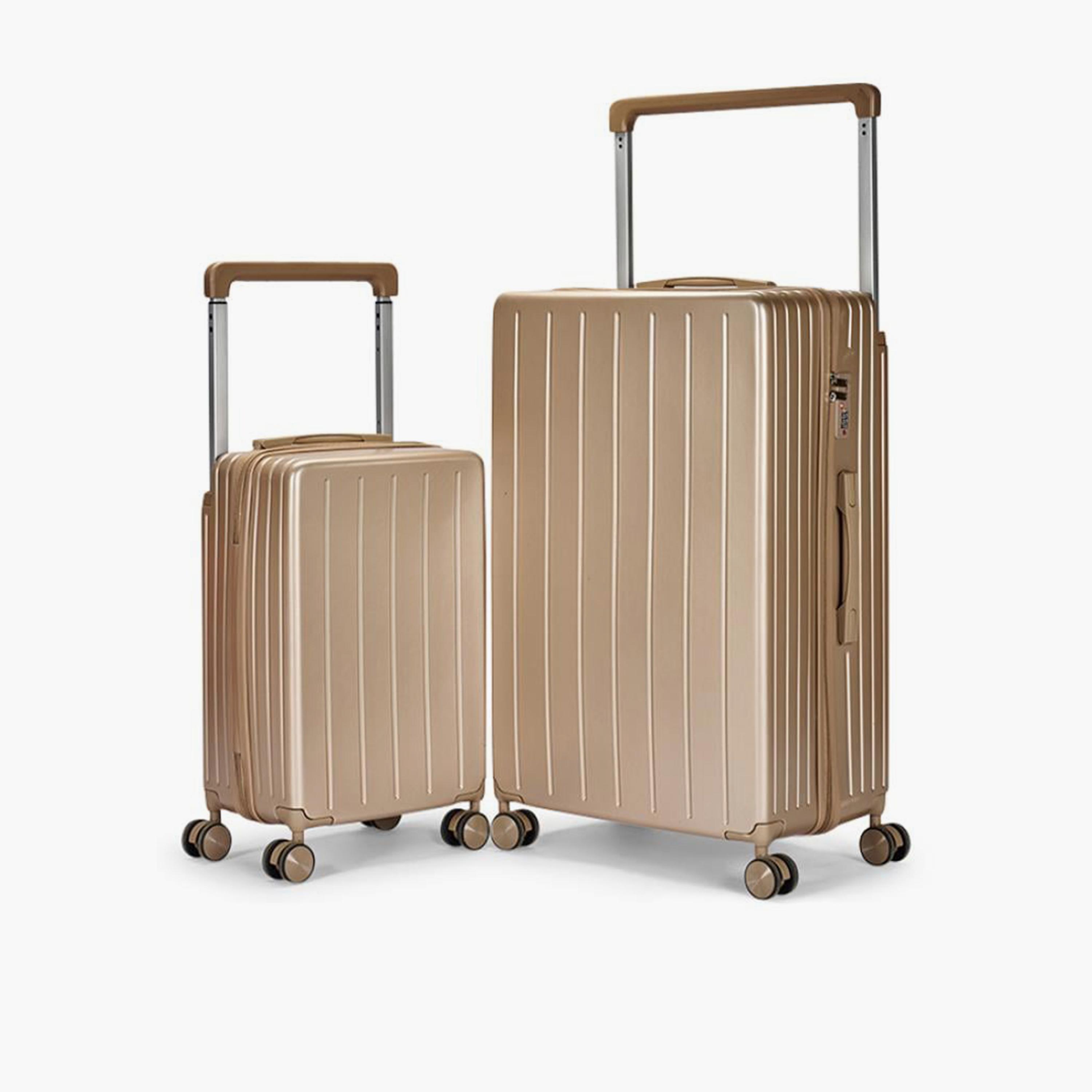 Limra Set of 3 Polycarbonate Hard-Sided 4-Wheeler Spinner Trolley Bags with Combination Lock-travel-luggagesandbags-luggage-image-9