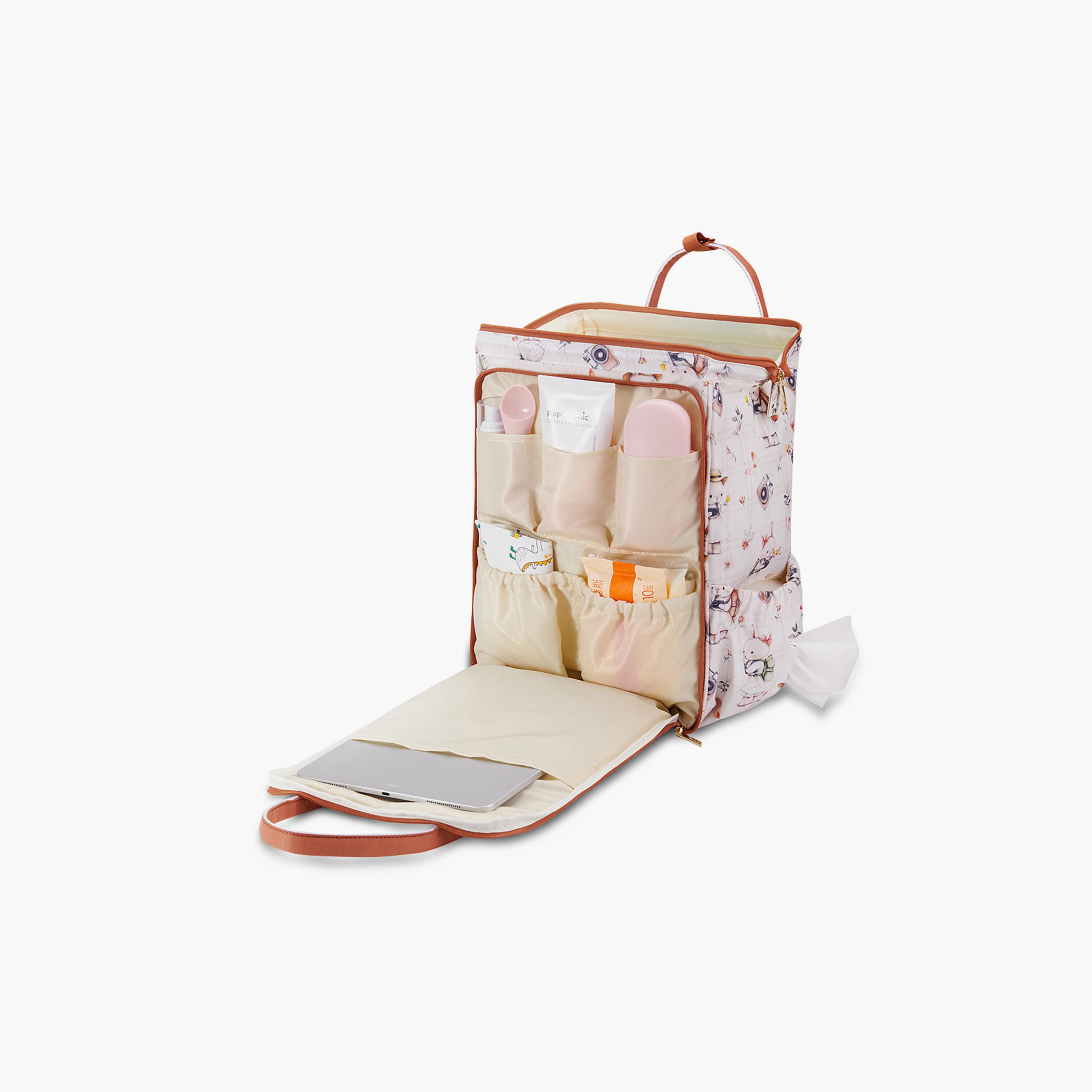Sunveno Multi-Pocket Diaper Backpack with Insulated Pockets & Anti-Theft Pocket-baby-gear-diaperbags-image-8