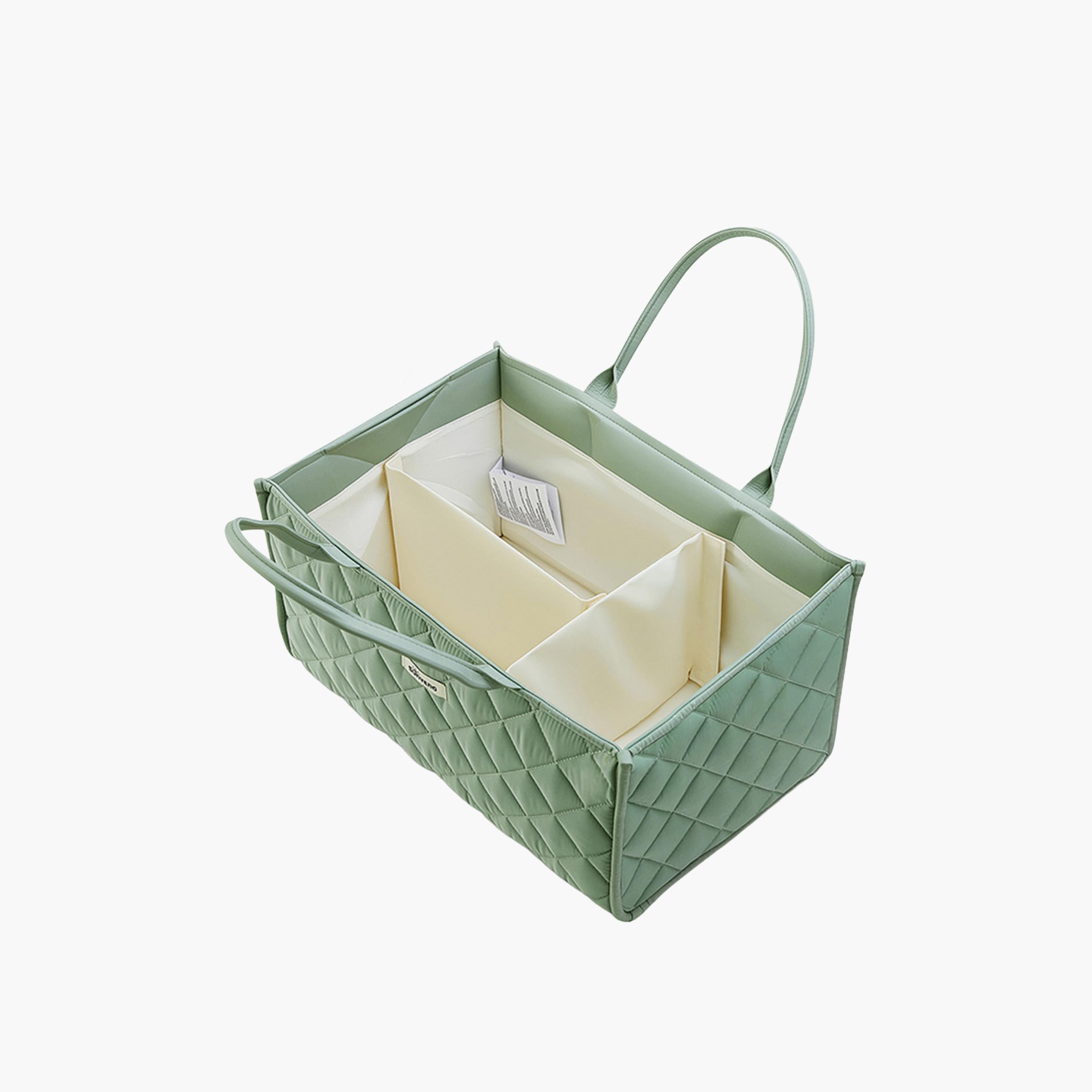 Sunveno Foldable Nursery Organizer Caddy with Removable Dividers & Carry Handles-baby-nursery-furniture-wardrobesandstorage-image-1