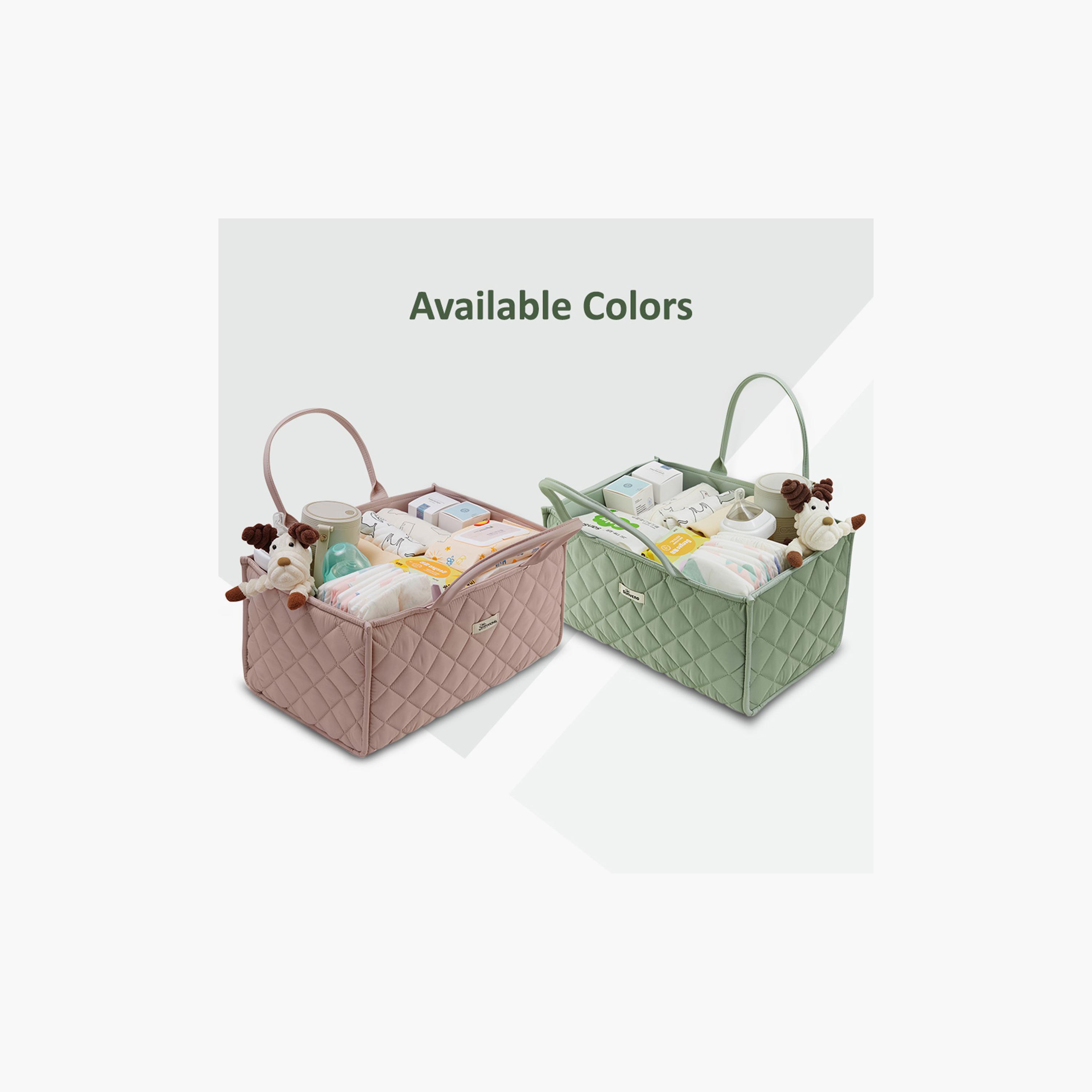 Sunveno Foldable Nursery Organizer Caddy with Removable Dividers & Carry Handles-baby-nursery-furniture-wardrobesandstorage-image-6