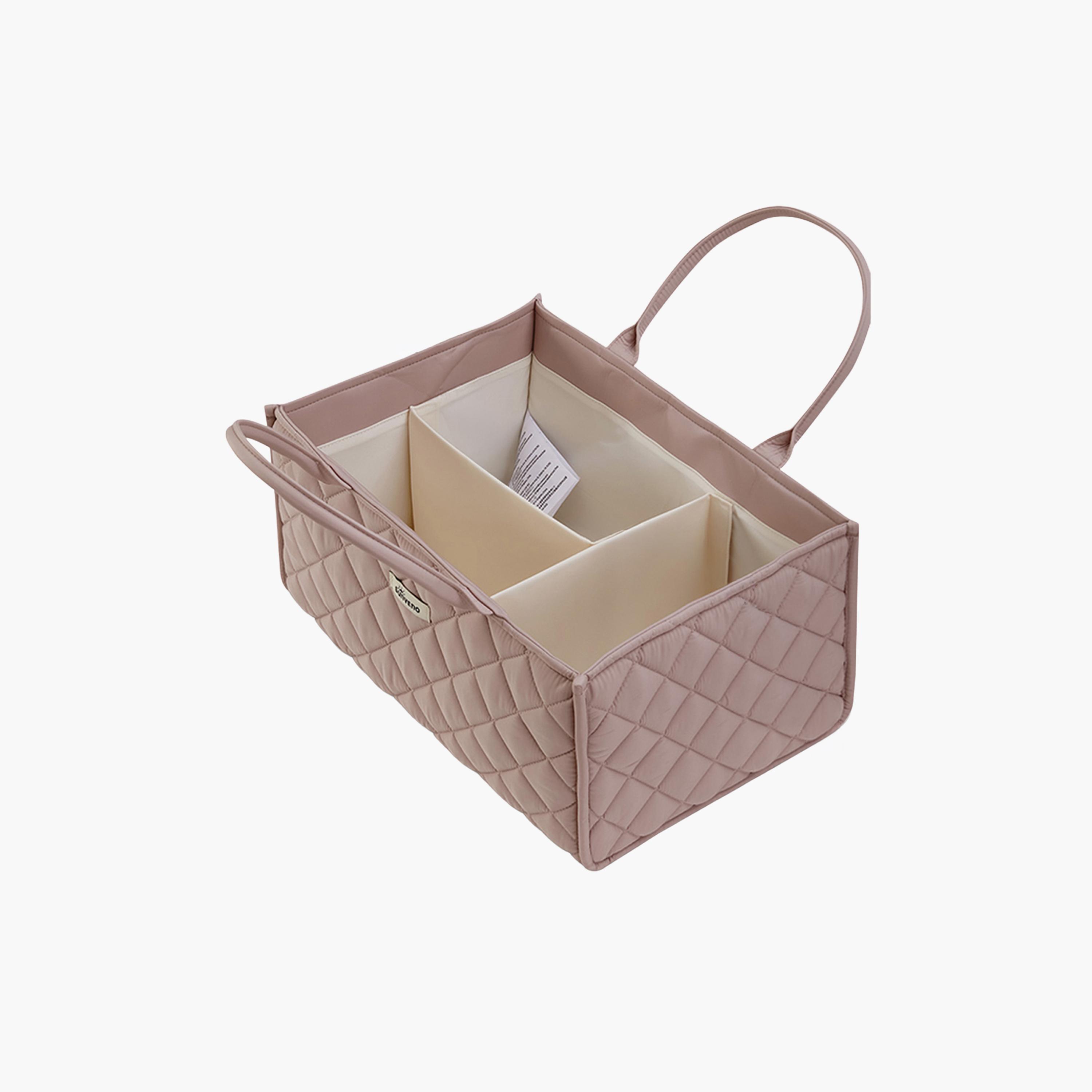 Sunveno Foldable Nursery Organizer Caddy with Removable Dividers & Carry Handles-baby-nursery-furniture-wardrobesandstorage-image-1