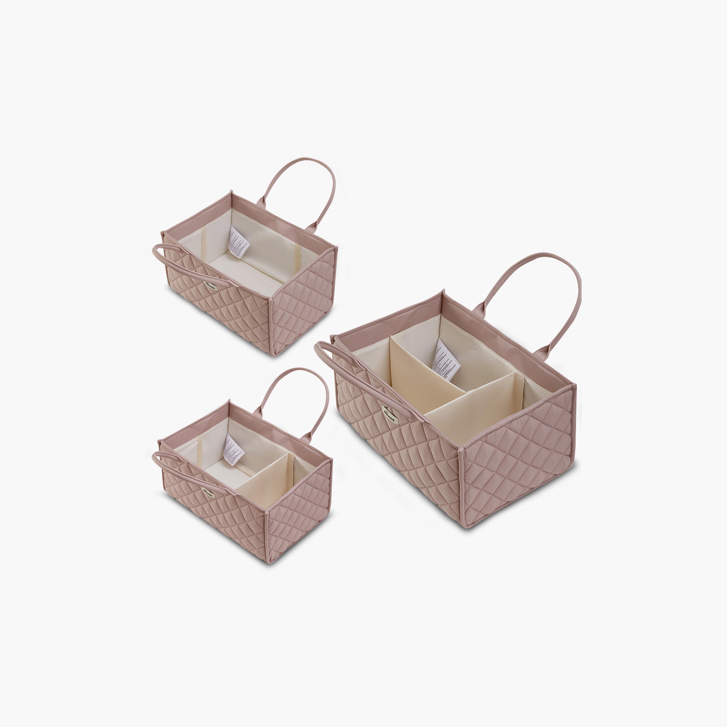 Sunveno Foldable Nursery Organizer Caddy with Removable Dividers & Carry Handles-baby-nursery-furniture-wardrobesandstorage-image-14
