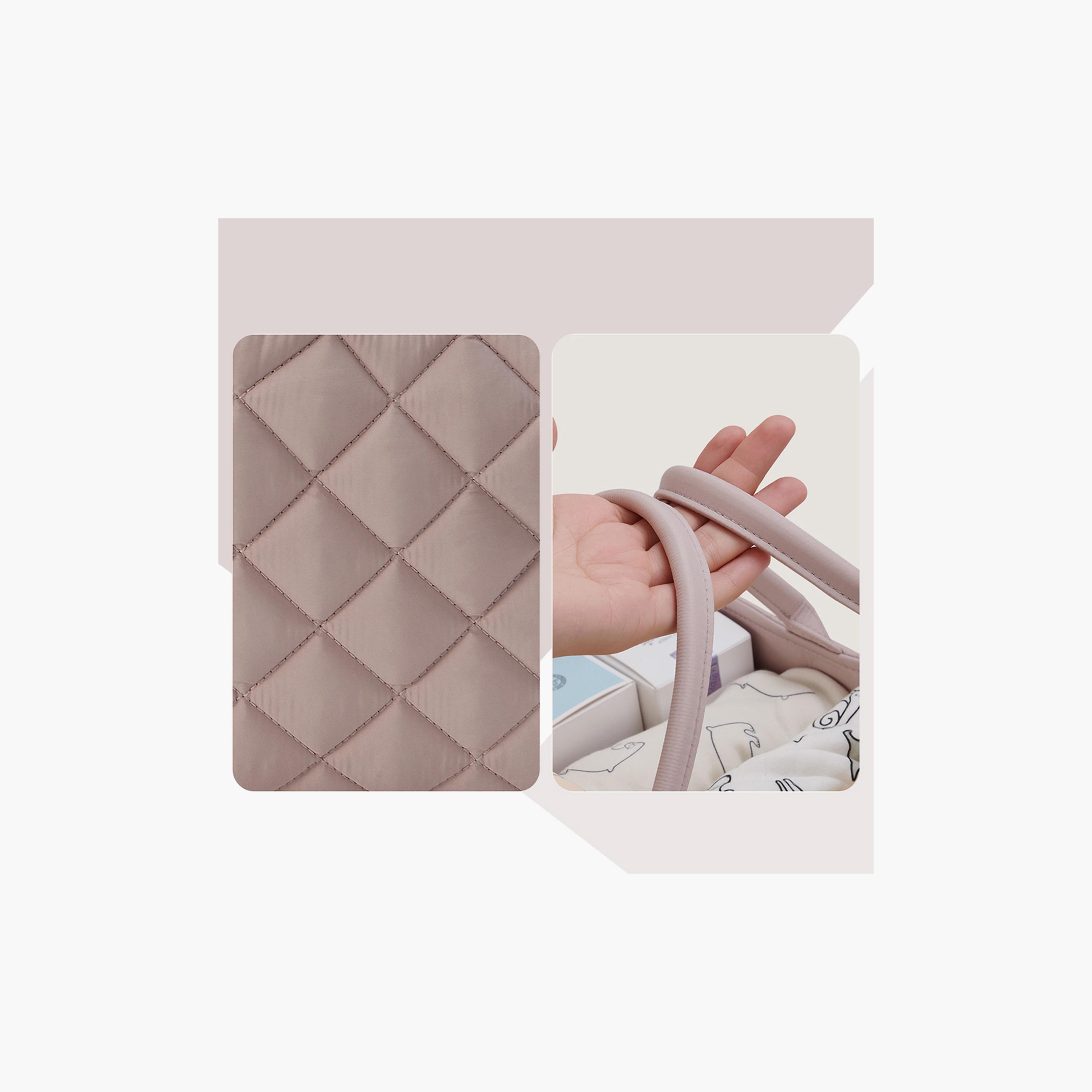 منظم مستلزمات الأطفال قابل للطي لغرف الأطفال مع فاصل متحرك ومقابض حمل من صنفينو-baby-nursery-furniture-wardrobesandstorage-image-17