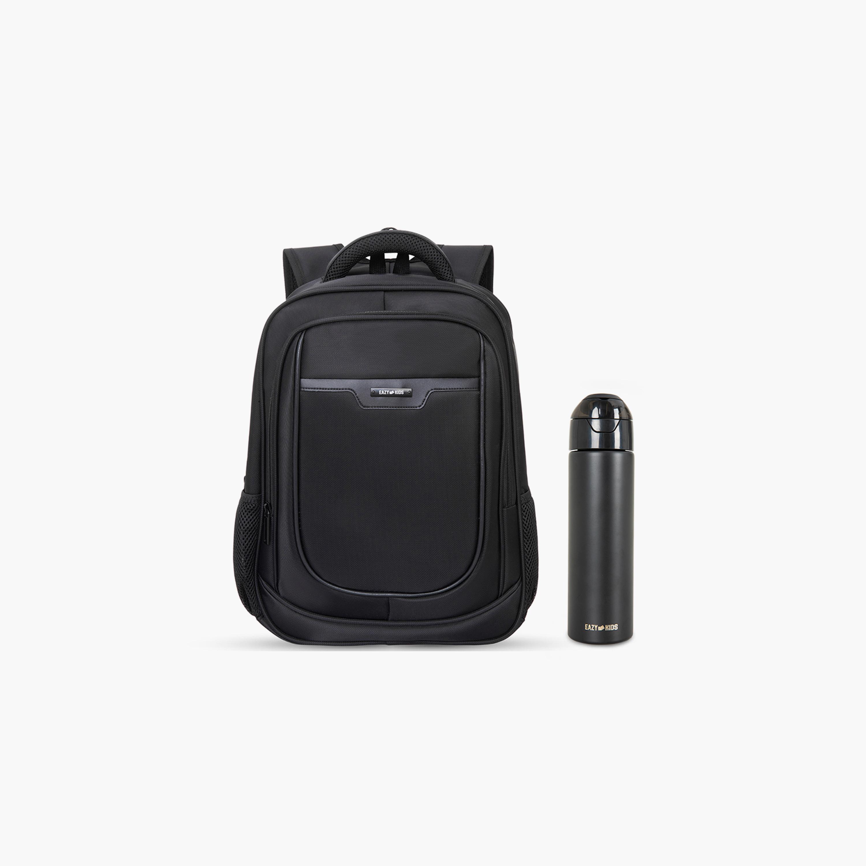 Eazy Kids School Backpack for 5-13 Yrs with Insulated Stainless Steel Bottle - 16 Inch-school-bagsandbackpacks-backpacks-image-1