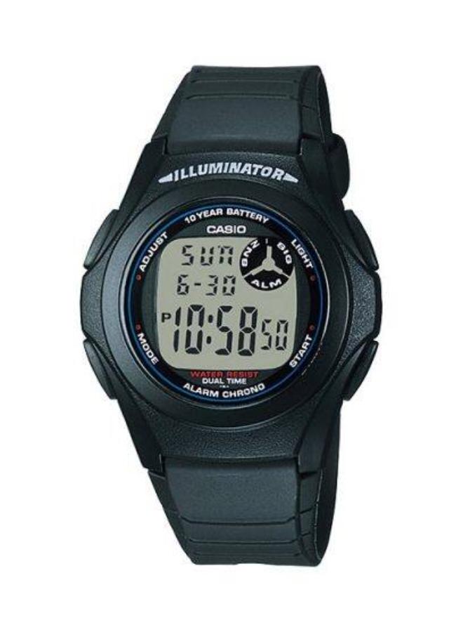 ساعة كاسيو رقمية للجنسين بمينا رمادي | F-200W-1ADF-men-watchesandjewellery-watches-image-1