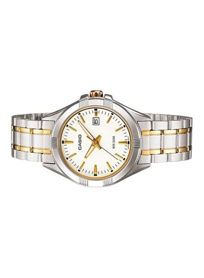 Casio Women's Analog White Dial Watch  | LTP-1308SG-7AVDF-women-watchesandjewellery-watches-image-3