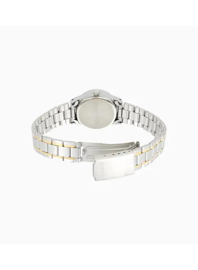 ساعة كاسيو نسائية تناظرية بمينا بيج | LTP-V002SG-9AUDF-women-watchesandjewellery-watches-image-2
