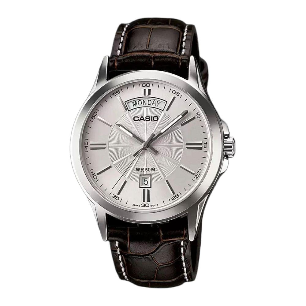 Casio Men's Analog Silver Dial Watch  | MTP-1381L-7AVDF-men-watchesandjewellery-watches-image-1