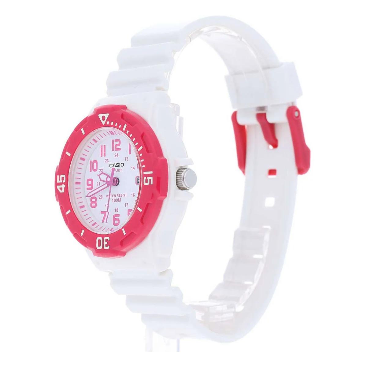 ساعة كاسيو نسائية تناظرية بمينا أبيض | LRW-200H-4BVDF-women-watchesandjewellery-watches-image-2