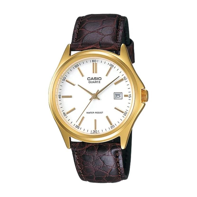 ساعة كاسيو رجالية تناظرية بمينا أبيض | MTP-1183Q-7ADF-men-watchesandjewellery-watches-image-1