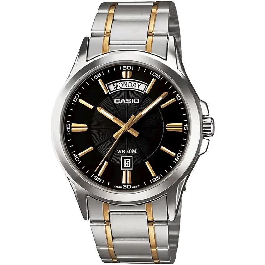 Casio Men's Analog Black Dial Watch  | MTP-1381G-1AVDF-men-watchesandjewellery-watches-image-1
