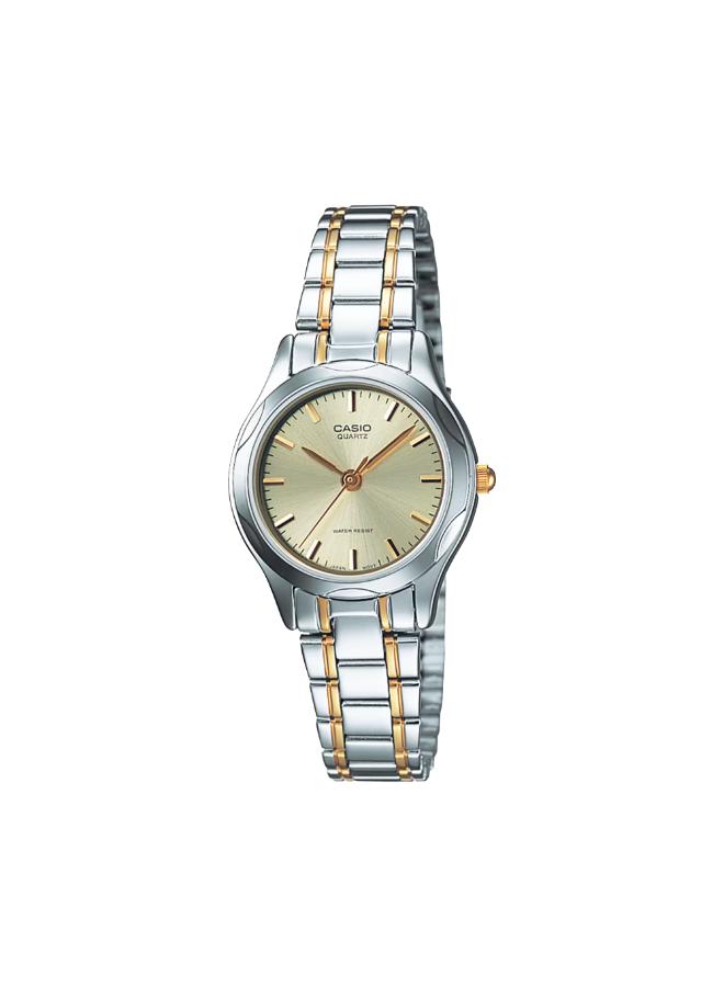 ساعة كاسيو نسائية تناظرية بمينا ذهبي | LTP-1275SG-9ADF-women-watchesandjewellery-watches-image-1