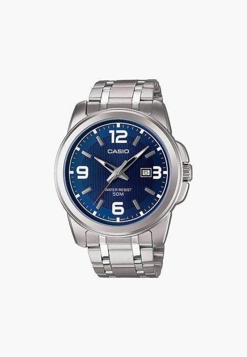 Casio Men's Analog Blue Dial Watch  | MTP-1314D-2AVDF-men-watchesandjewellery-watches-image-1