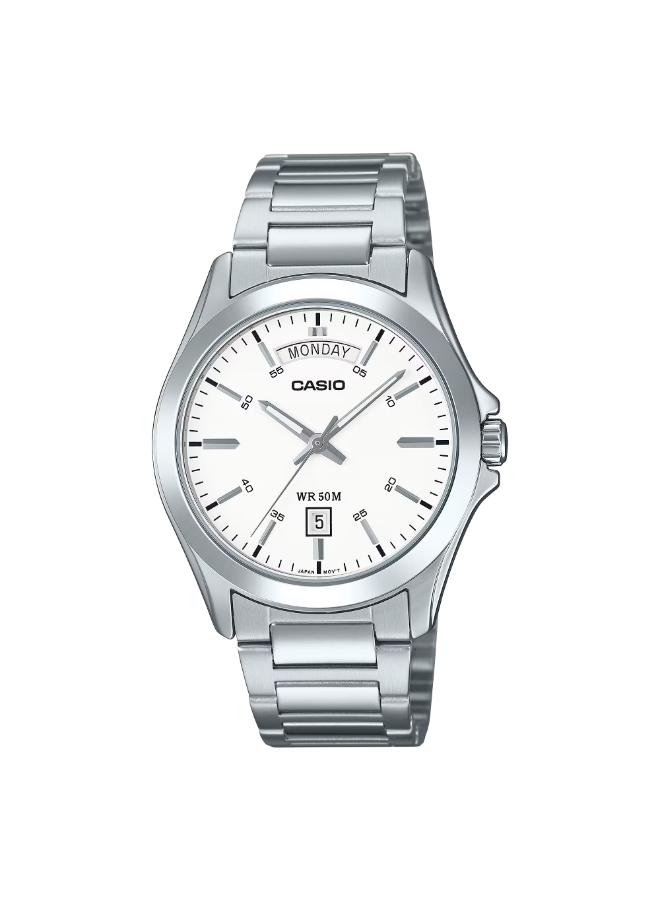 Casio Men's Analog White Dial Watch  | MTP-1370D-7A3VDF-men-watchesandjewellery-watches-image-1
