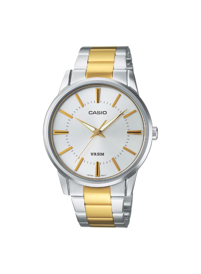 Casio Men's Analog White Dial Watch  | MTP-1303SG-7AVDF-men-watchesandjewellery-watches-image-1