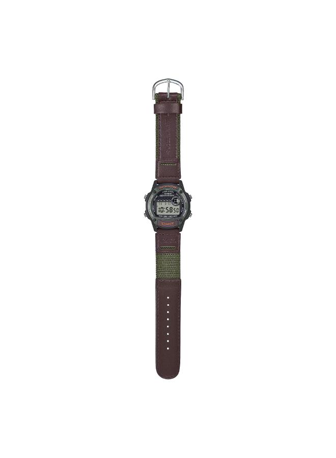 ساعة كاسيو رجالية رقمية بمينا أسود | W-220HF-3AVDF-men-watchesandjewellery-watches-image-2