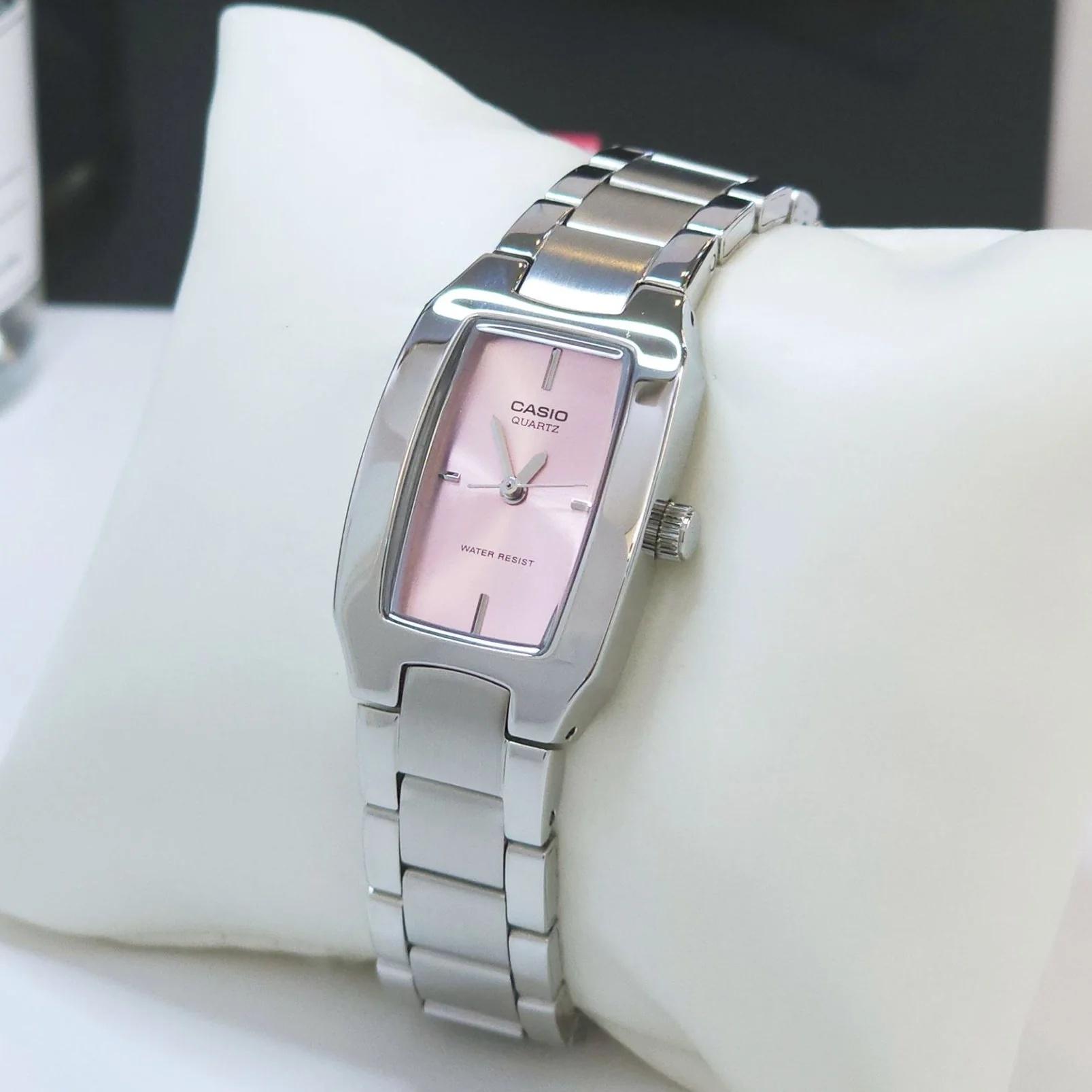 CASIO Women's Analog Pink Dial Watch  | LTP-1165A-4CDF-women-watchesandjewellery-watches-image-4