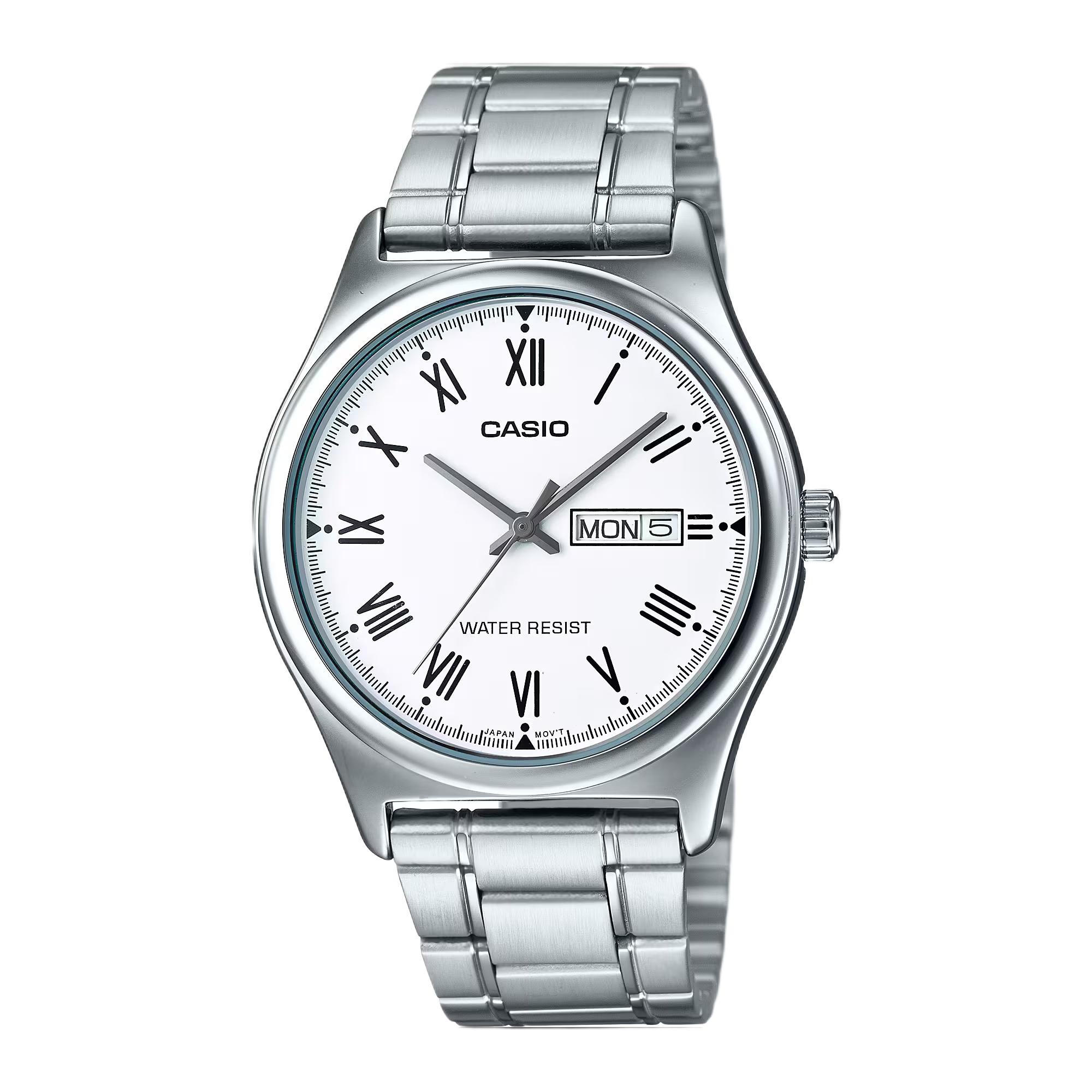 CASIO Men's Analog White Dial Watch  | MTP-V006D-7BUDF-men-watchesandjewellery-watches-image-1
