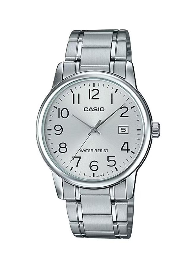 CASIO Men's Analog Silver Dial Watch  | MTP-V002D-7BUDF-men-watchesandjewellery-watches-image-1