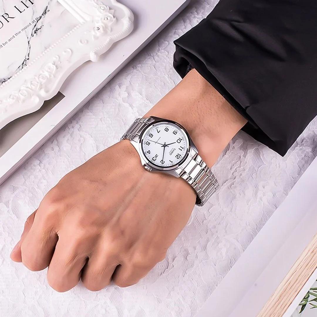 ساعة كاسيو رجالية تناظرية بمينا فضي | MTP-1183A-7BDF-men-watchesandjewellery-watches-image-2
