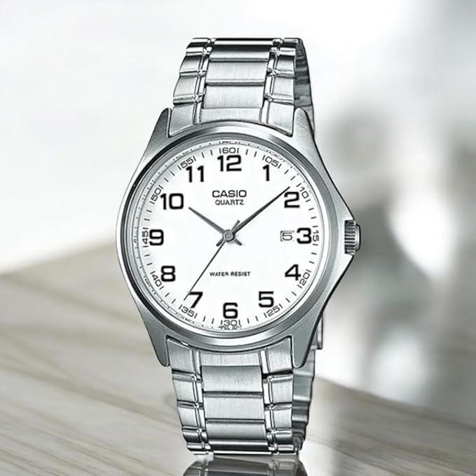 ساعة كاسيو رجالية تناظرية بمينا فضي | MTP-1183A-7BDF-men-watchesandjewellery-watches-image-3