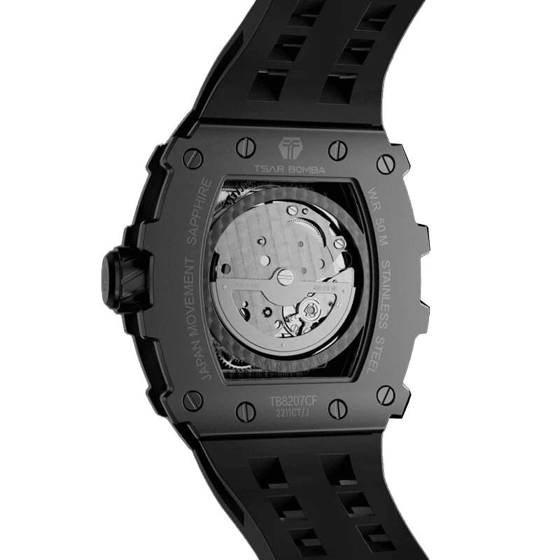 ساعة تسار بومبا الرجالية الأوتوماتيكية ذات المينا السوداء | TB8207CF-31-men-watchesandjewellery-watches-image-3