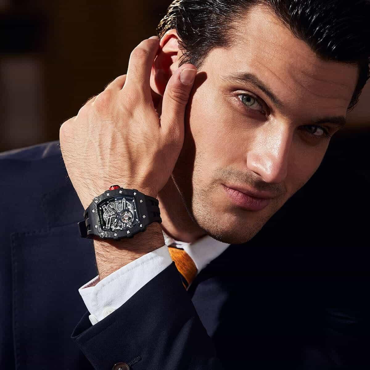 Tsar Bomba Men's Automatic Black Dial Watch  | TB8208CF-38-men-watchesandjewellery-watches-image-4