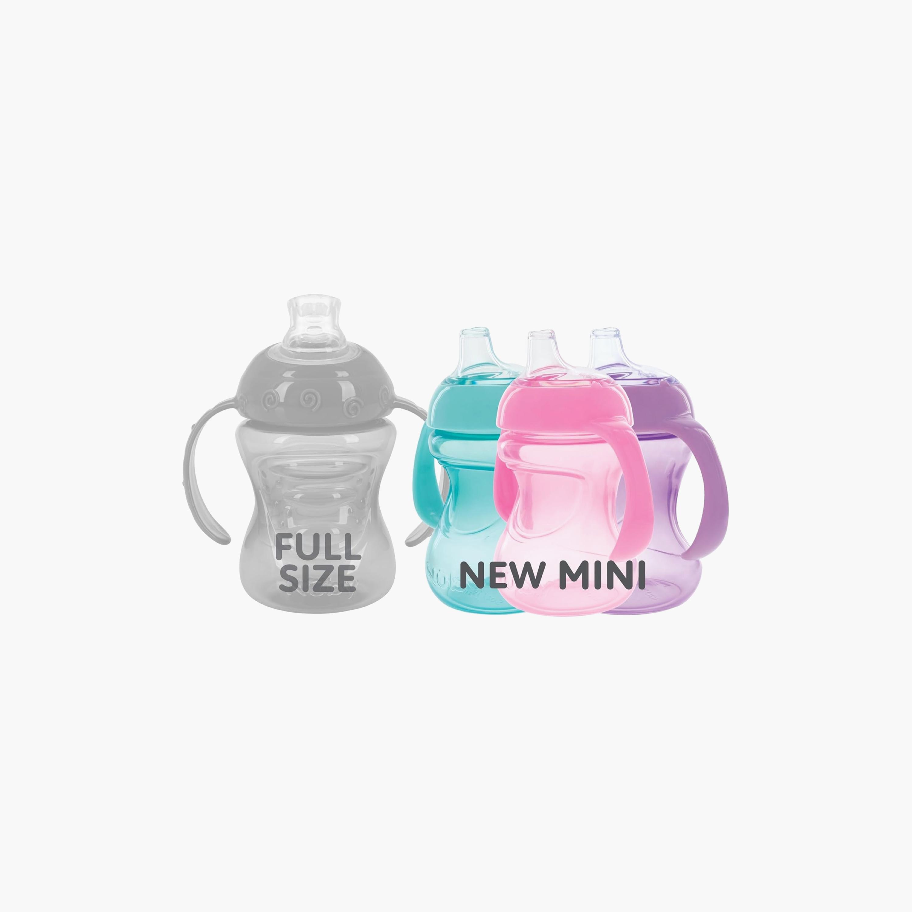 Nuby Mini Grip & Sip Spill Resistant Sippy Cup with Handles - Assorted - 150 ml-baby-feeding-mealtimeessentials-image-2