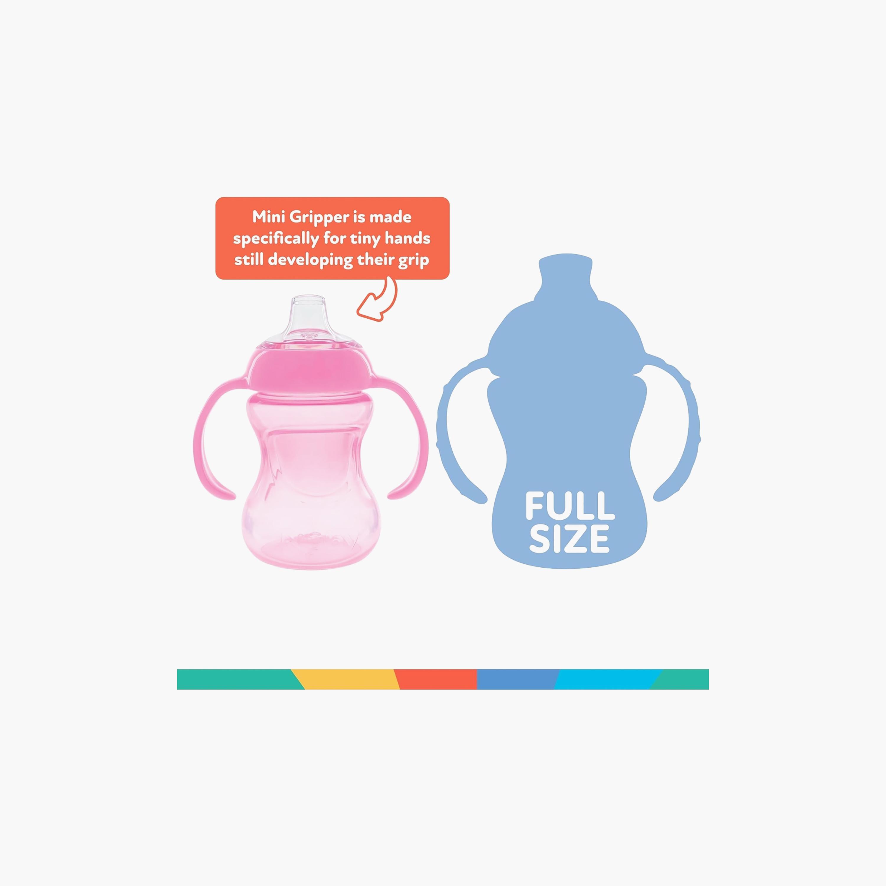 Nuby Mini Grip & Sip Spill Resistant Sippy Cup with Handles - Assorted - 150 ml-baby-feeding-mealtimeessentials-image-3