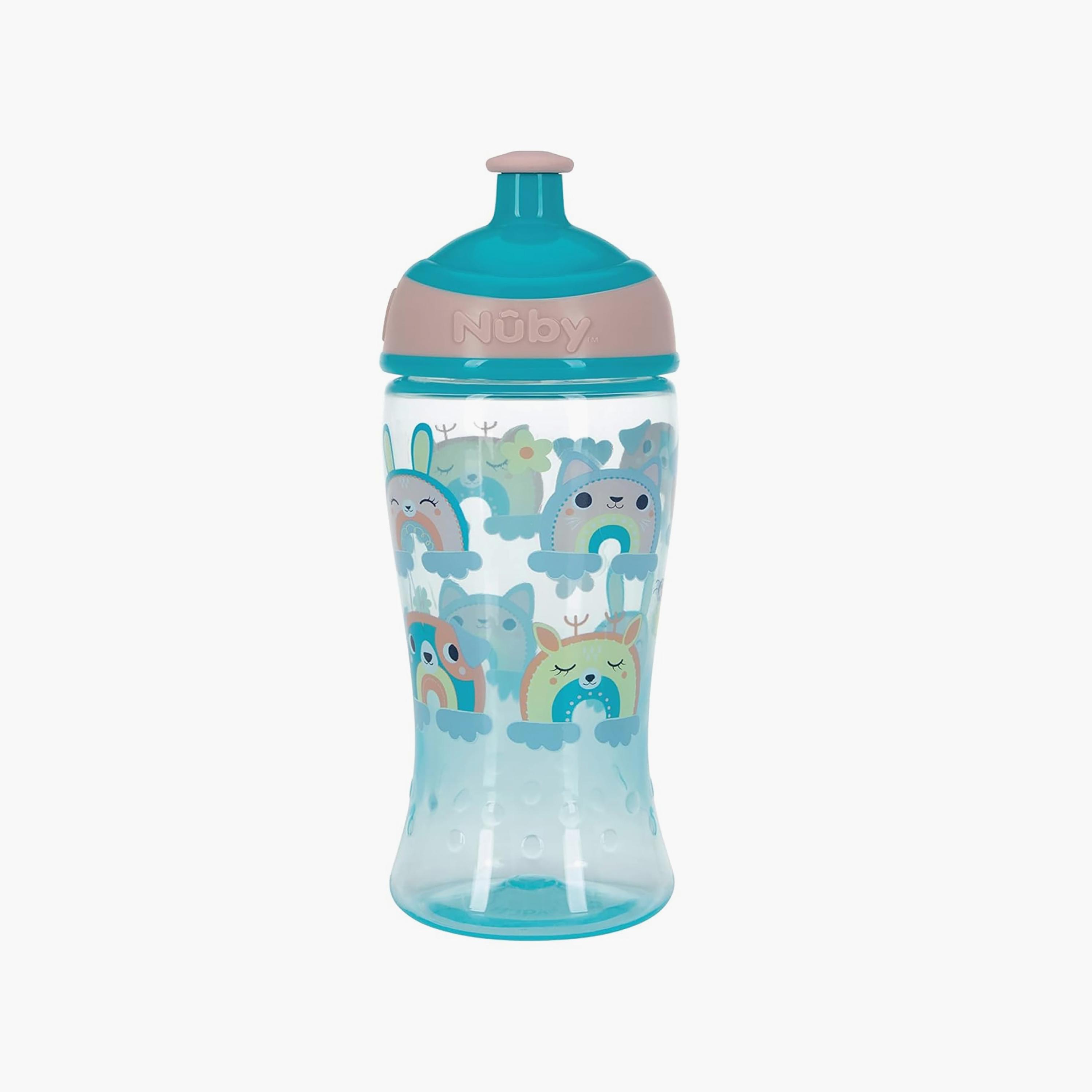 Nuby Super Slurp Drinking Cup with Flip Straw - Assorted - 350 ml-baby-feeding-mealtimeessentials-image-1