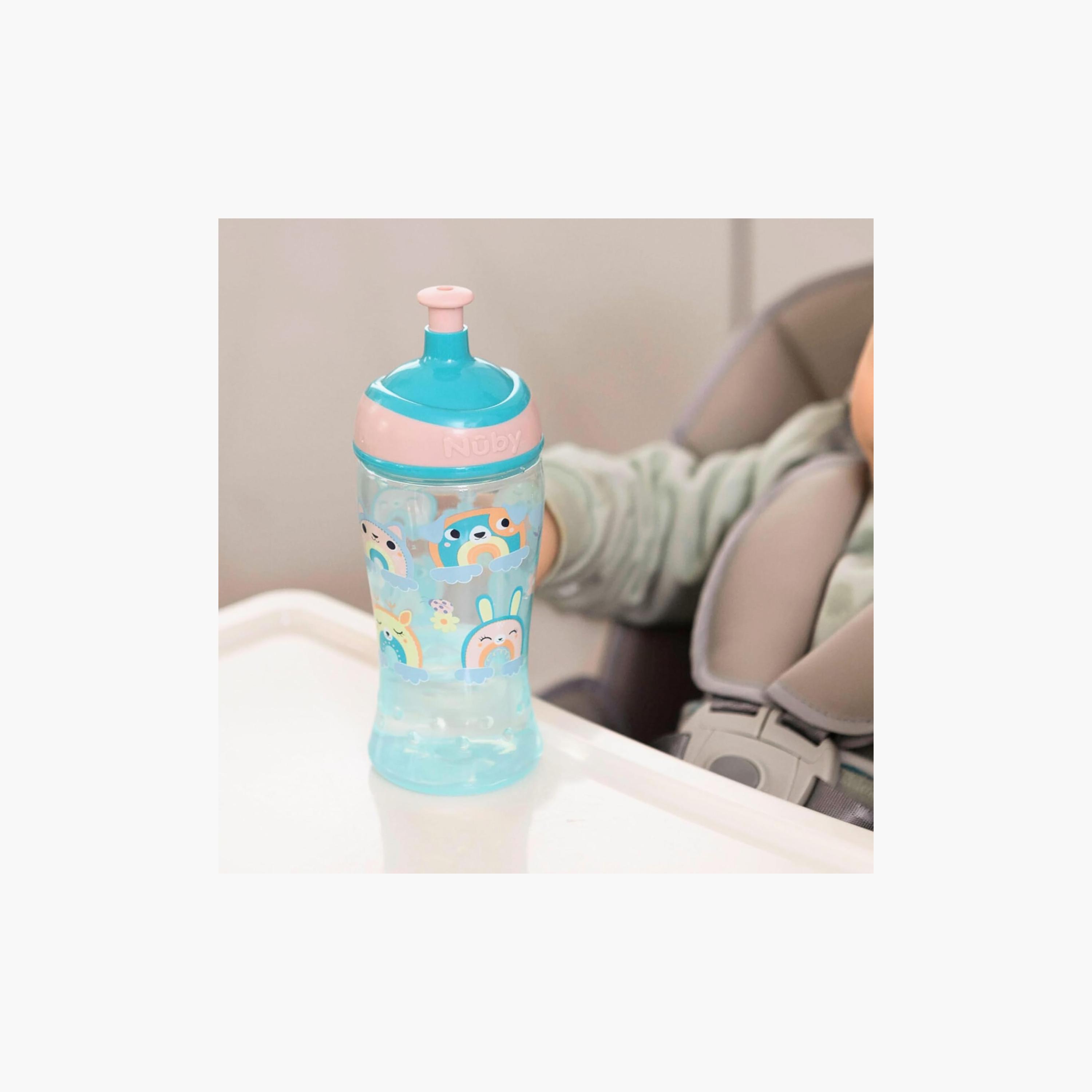 Nuby Super Slurp Drinking Cup with Flip Straw - Assorted - 350 ml-baby-feeding-mealtimeessentials-image-3