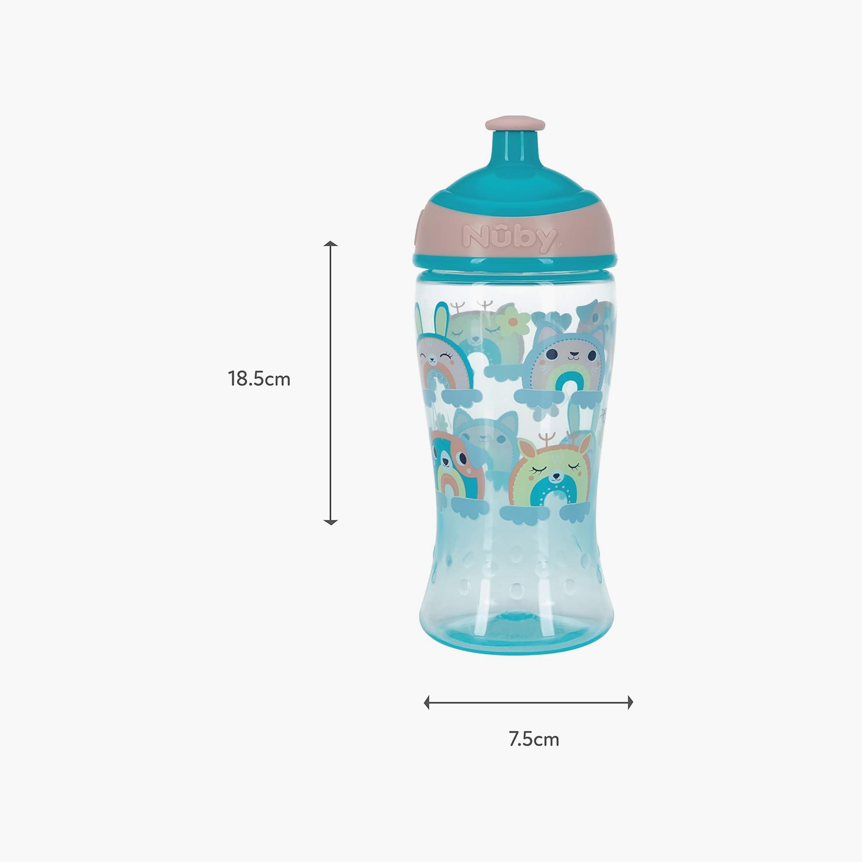 Nuby Super Slurp Drinking Cup with Flip Straw - Assorted - 350 ml-baby-feeding-mealtimeessentials-image-6