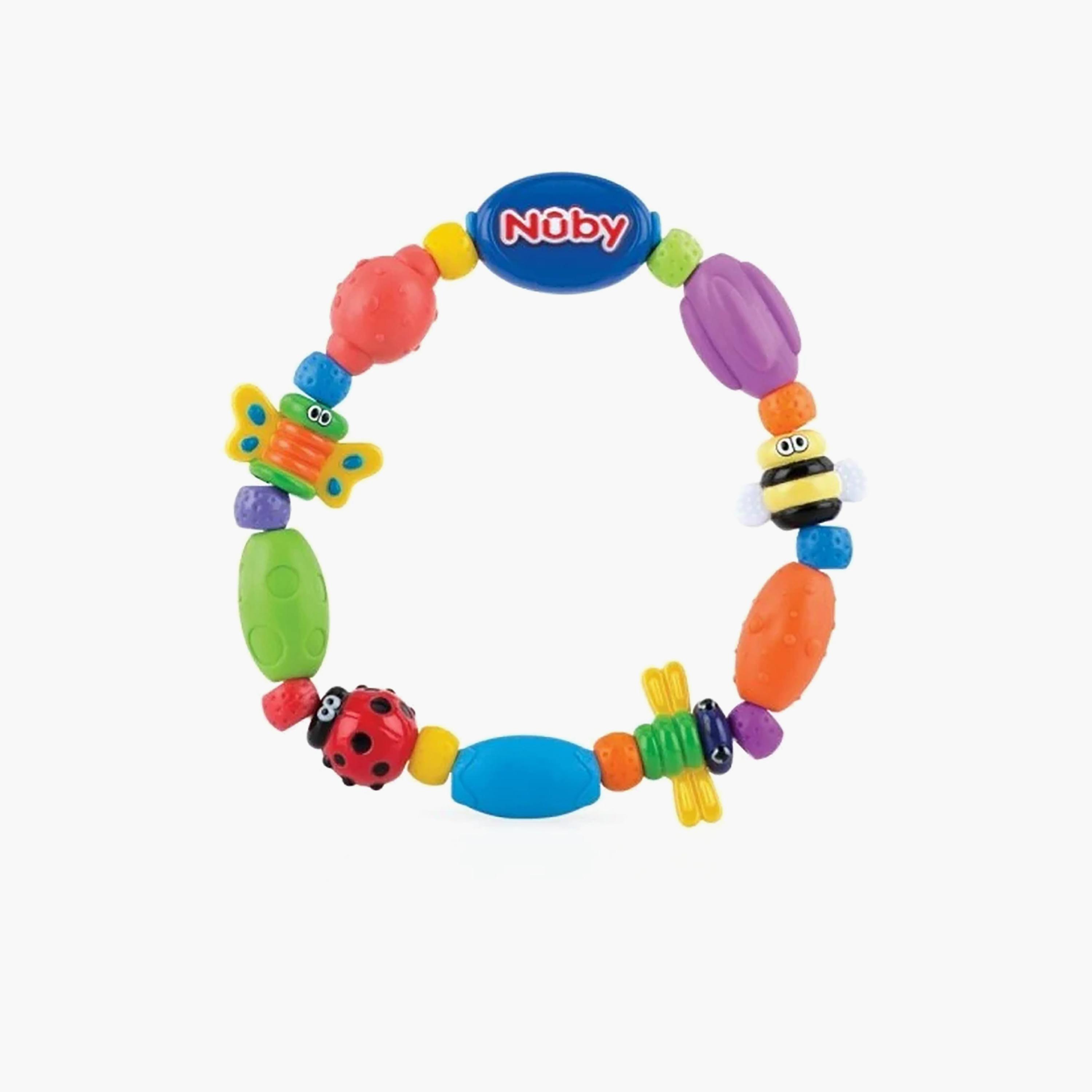 لعبة عضاضة حسية متعددة الملمس باغ أيه لوب من نوبي-toys-babyandtoddlertoys-rattlesandteethers-image-1
