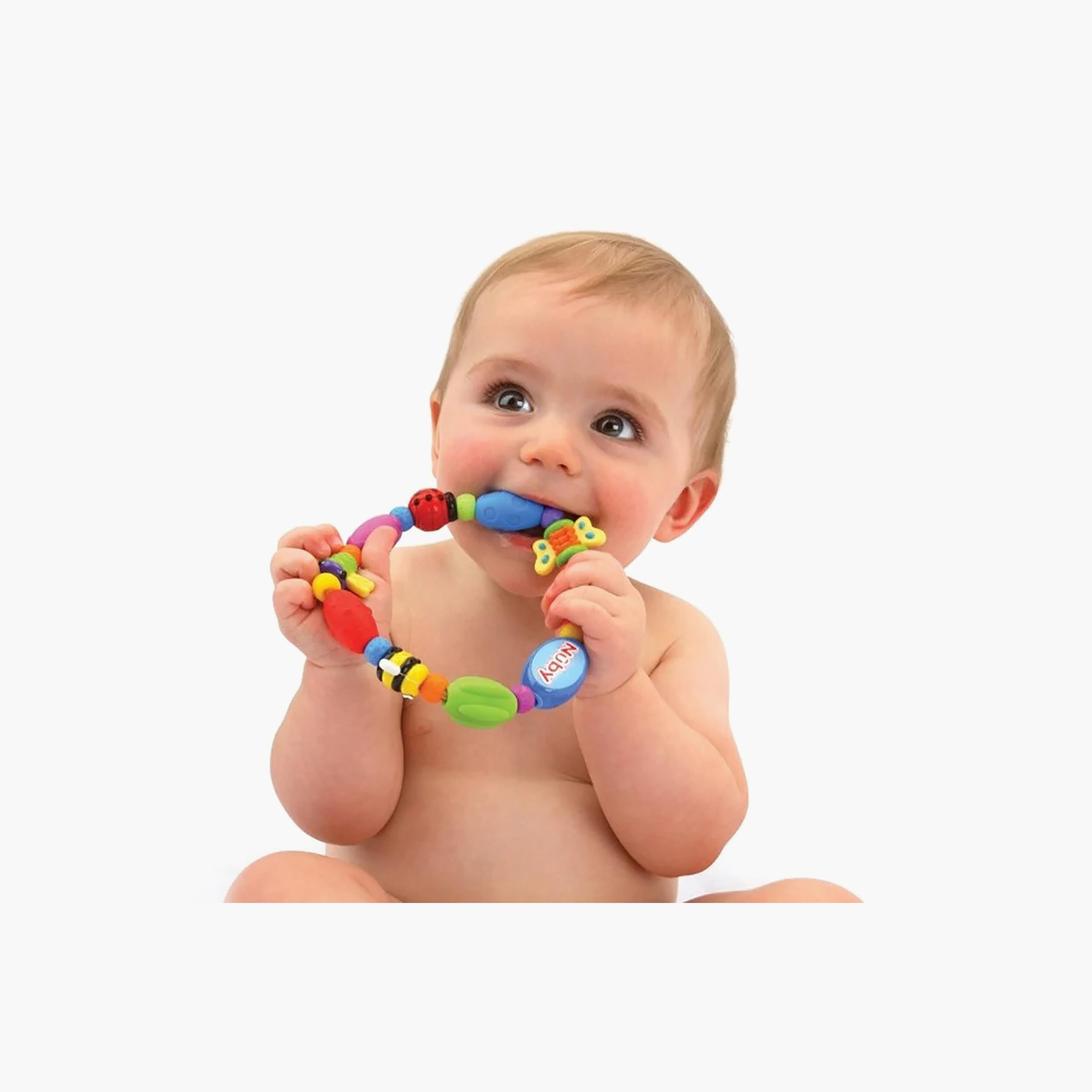 لعبة عضاضة حسية متعددة الملمس باغ أيه لوب من نوبي-toys-babyandtoddlertoys-rattlesandteethers-image-3